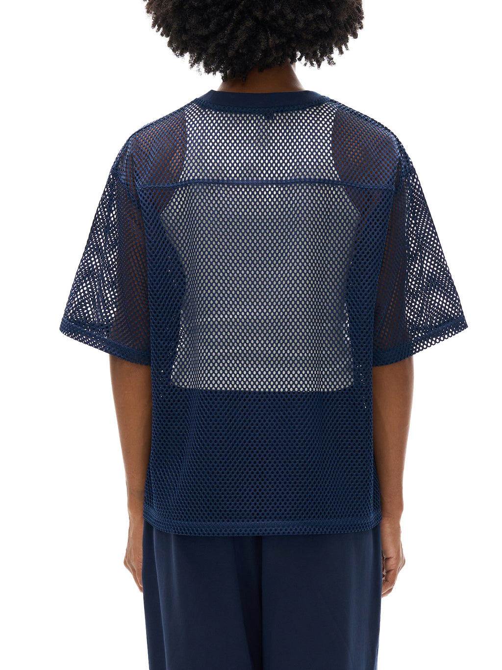 See-through Boxy Net T-shirt