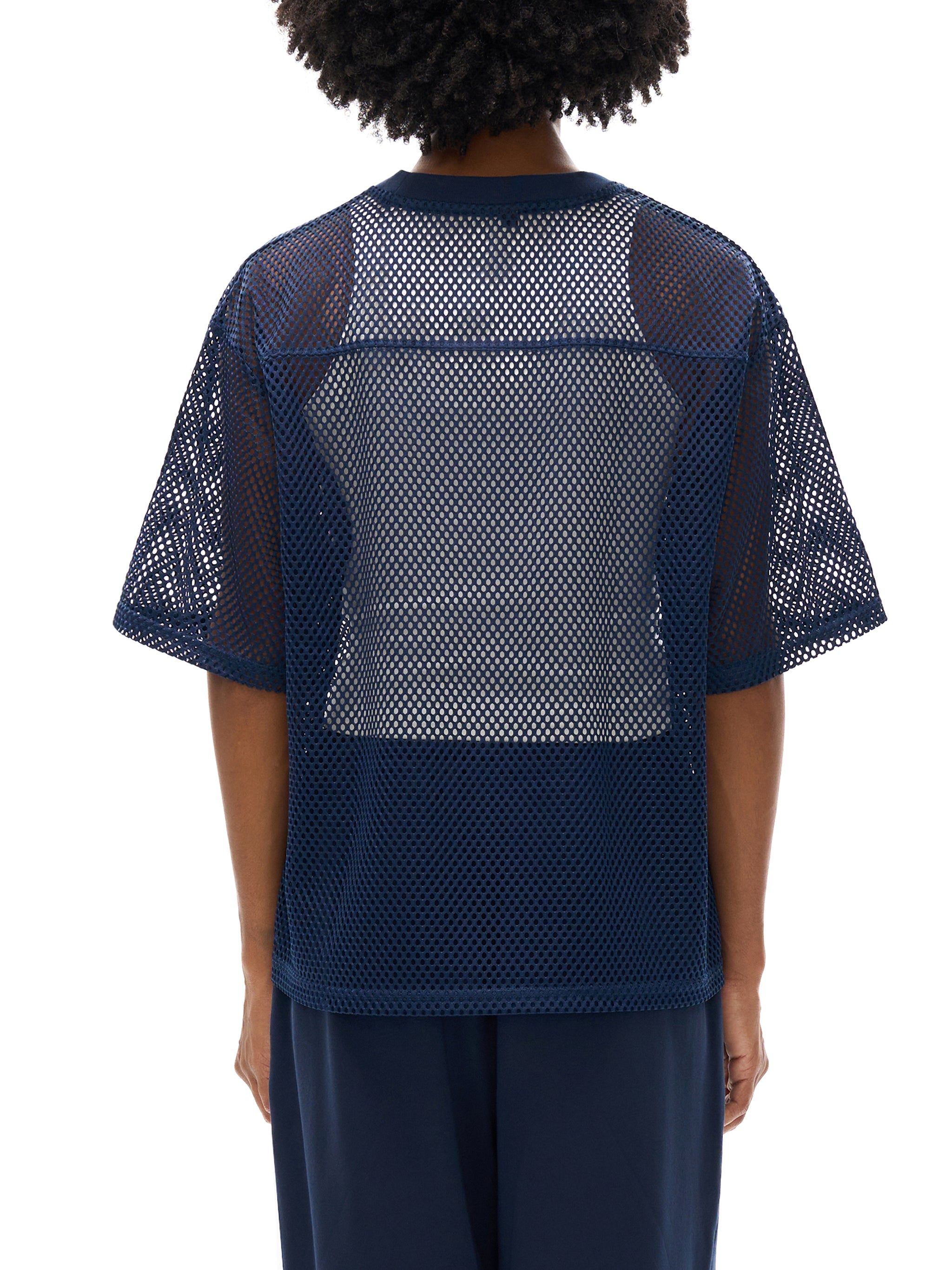 See-through Boxy Net T-shirt