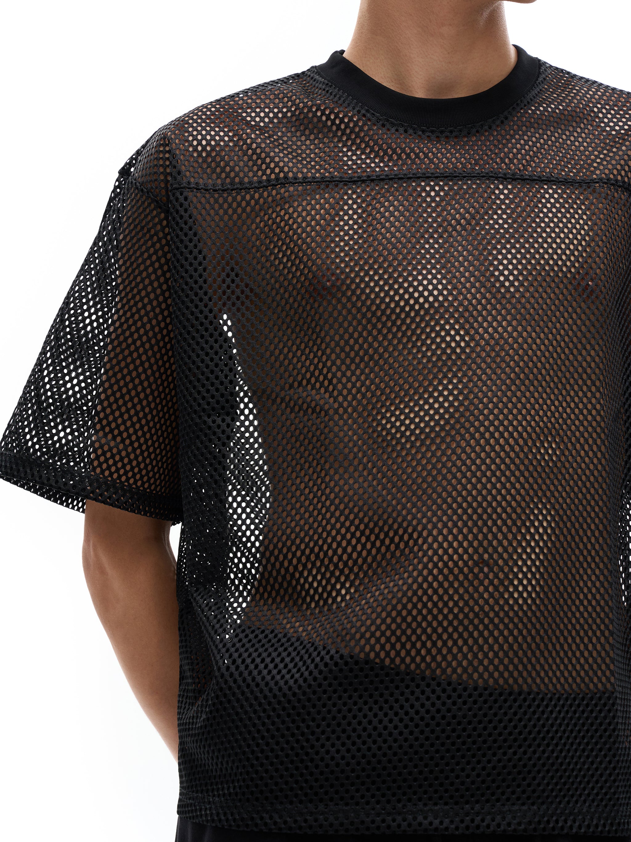 See-through Boxy Net T-shirt