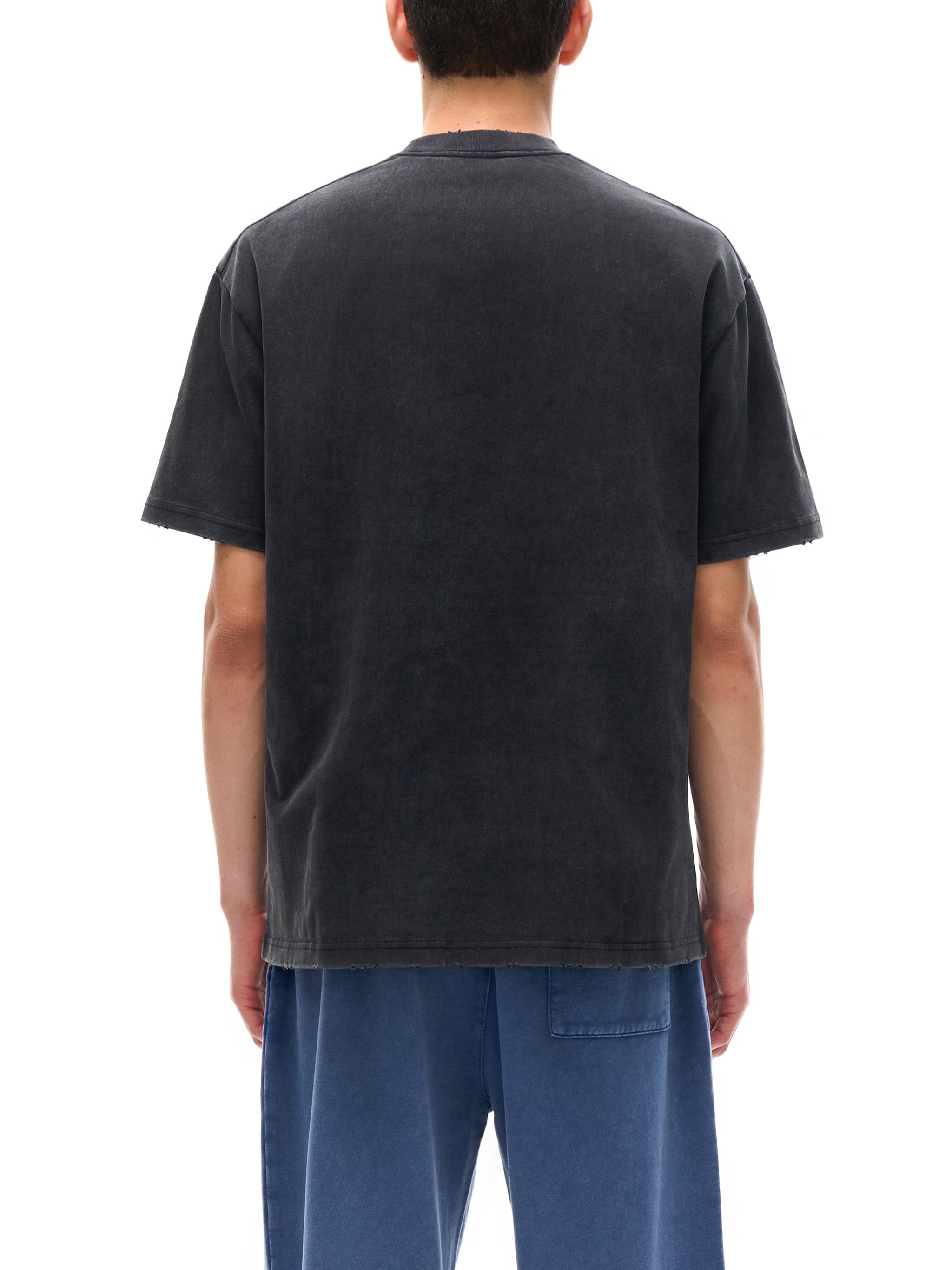 Heavyweight Vintage Washed Frayed T-Shirt