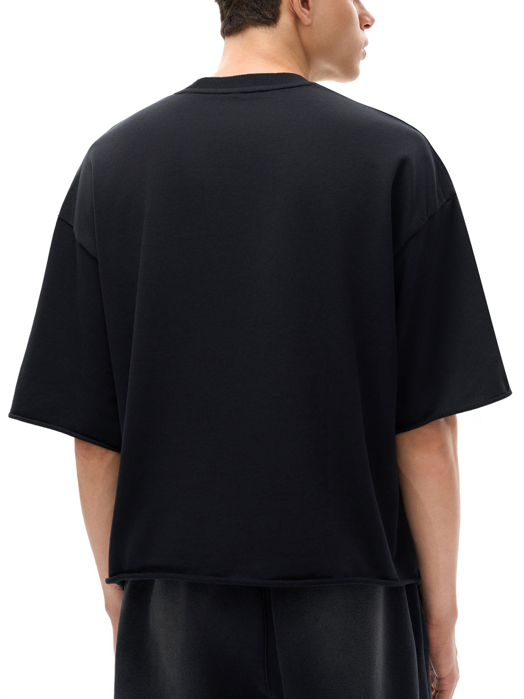 French Terry Raw Edge T-Shirt