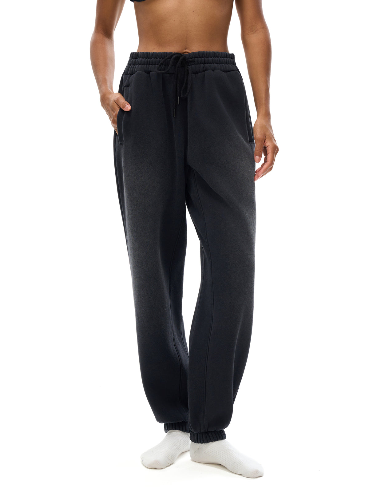 LAMONT Washed Fleece Jogger Sweatpants