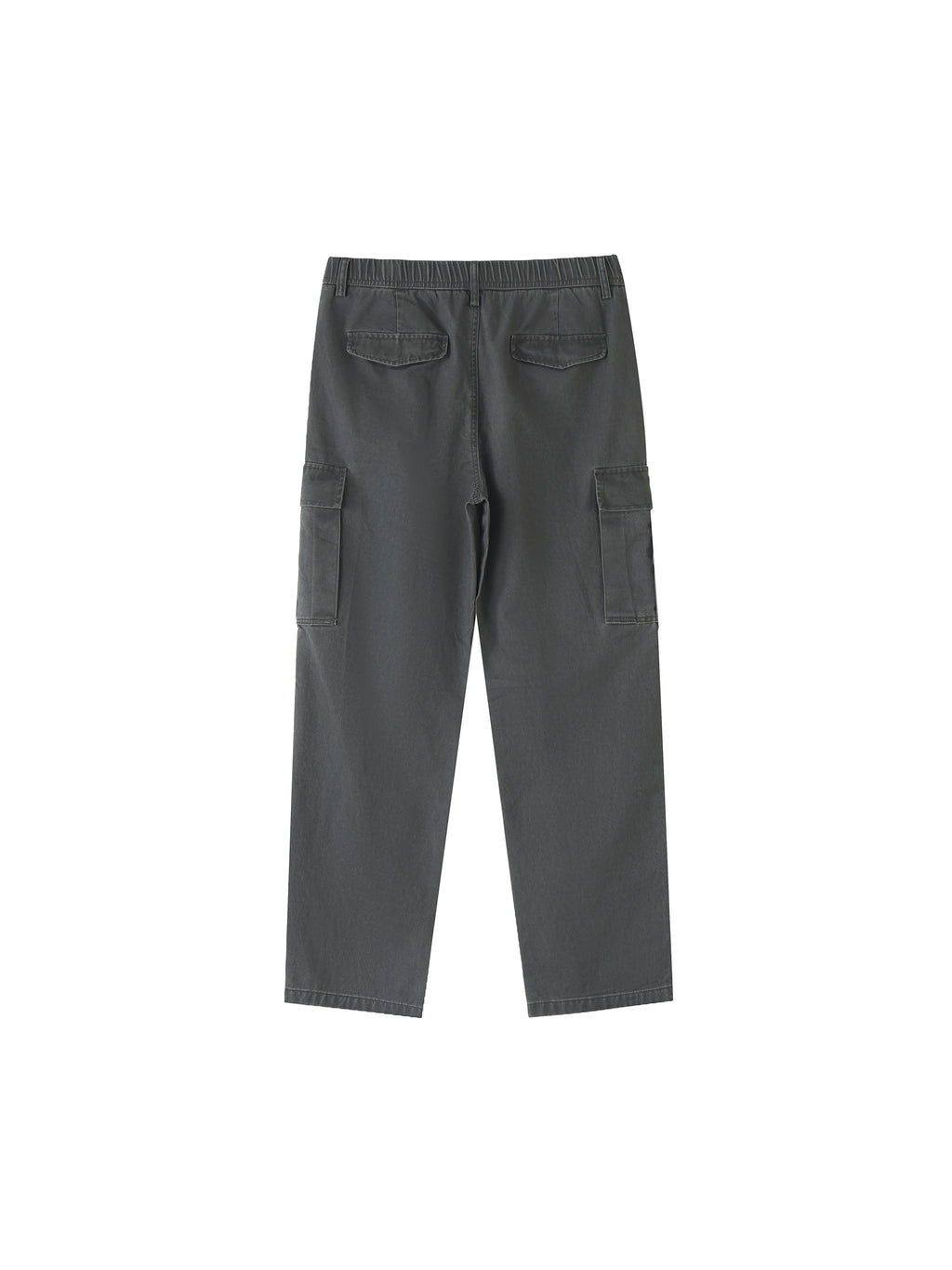 Cotton Elastic-Waist Cargo Pants
