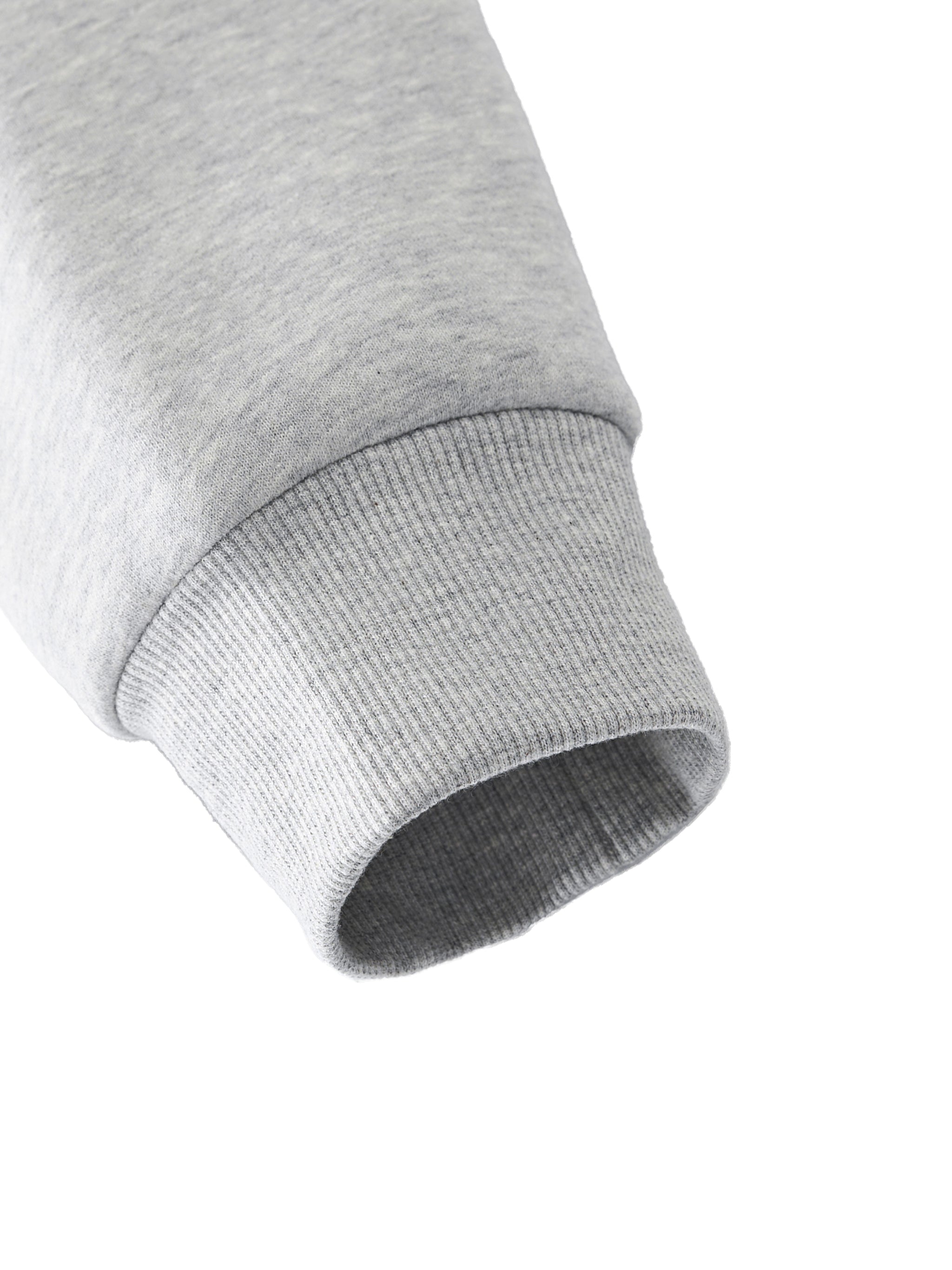 Essential Fleece Mock-Neck Crew Sweatshirt