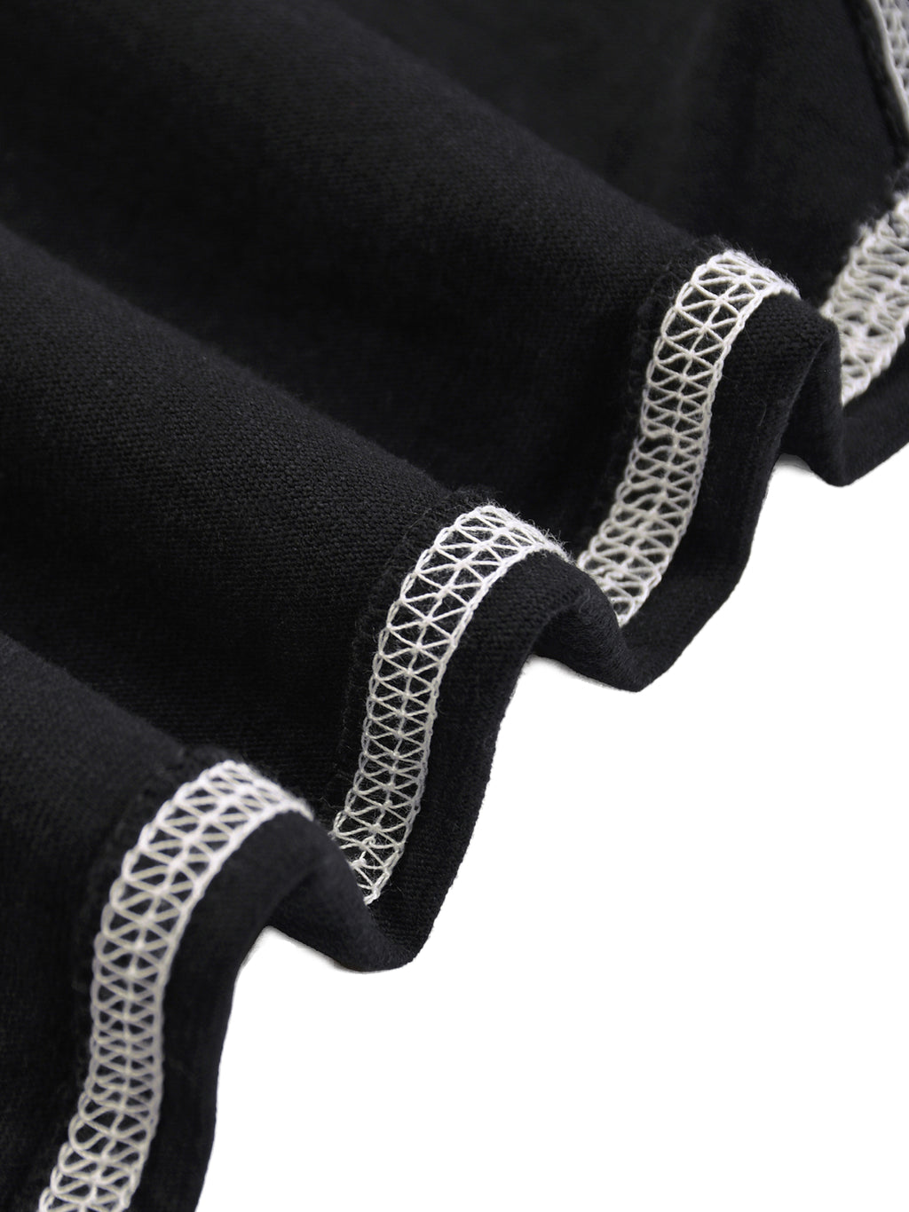 V Contrast-Stitched Ringer T-Shirt