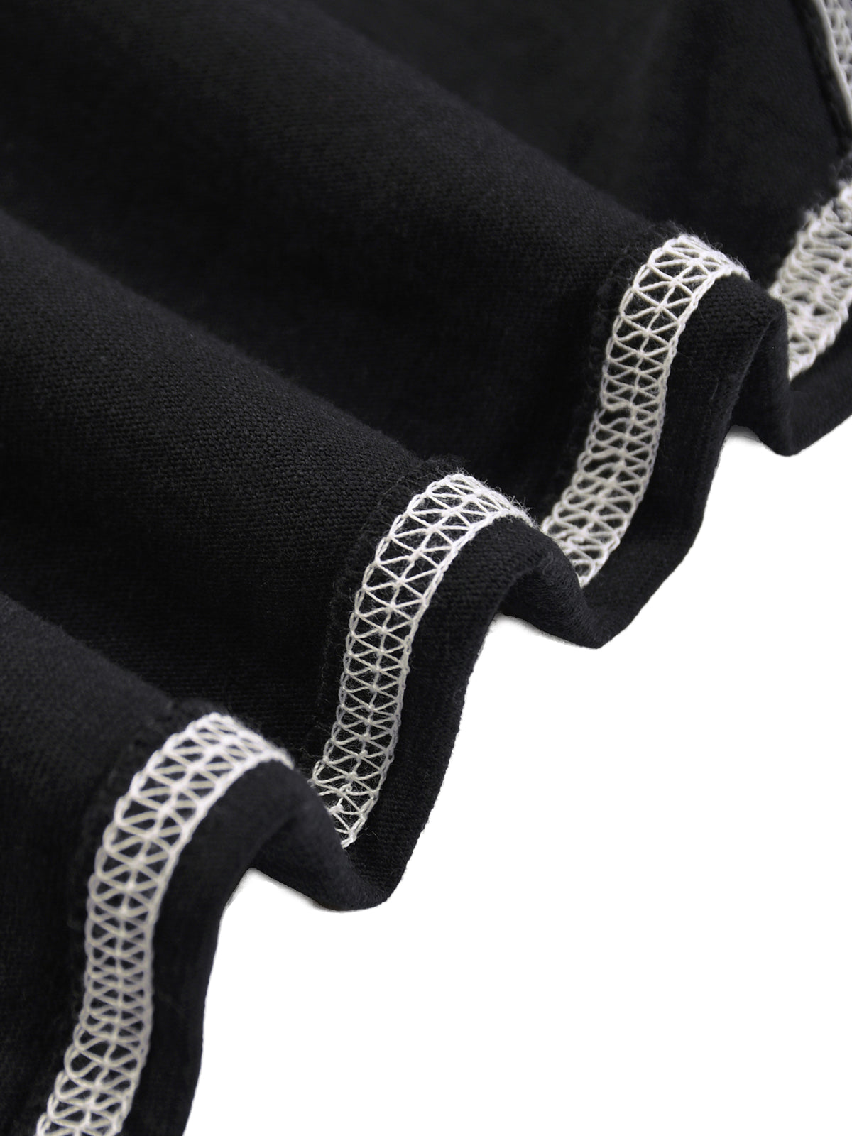 V Contrast-Stitched Ringer T-Shirt