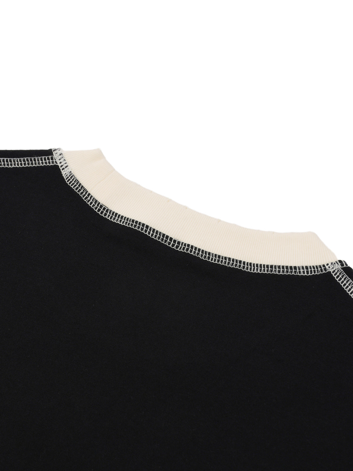 V Contrast-Stitched Ringer T-Shirt