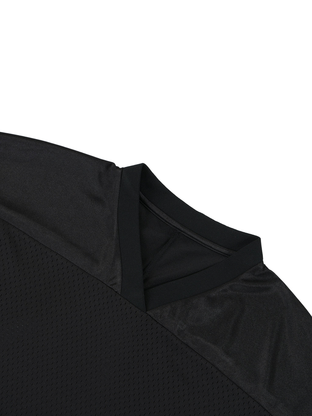 Oversized Mesh V-Neck Soccer Jersey