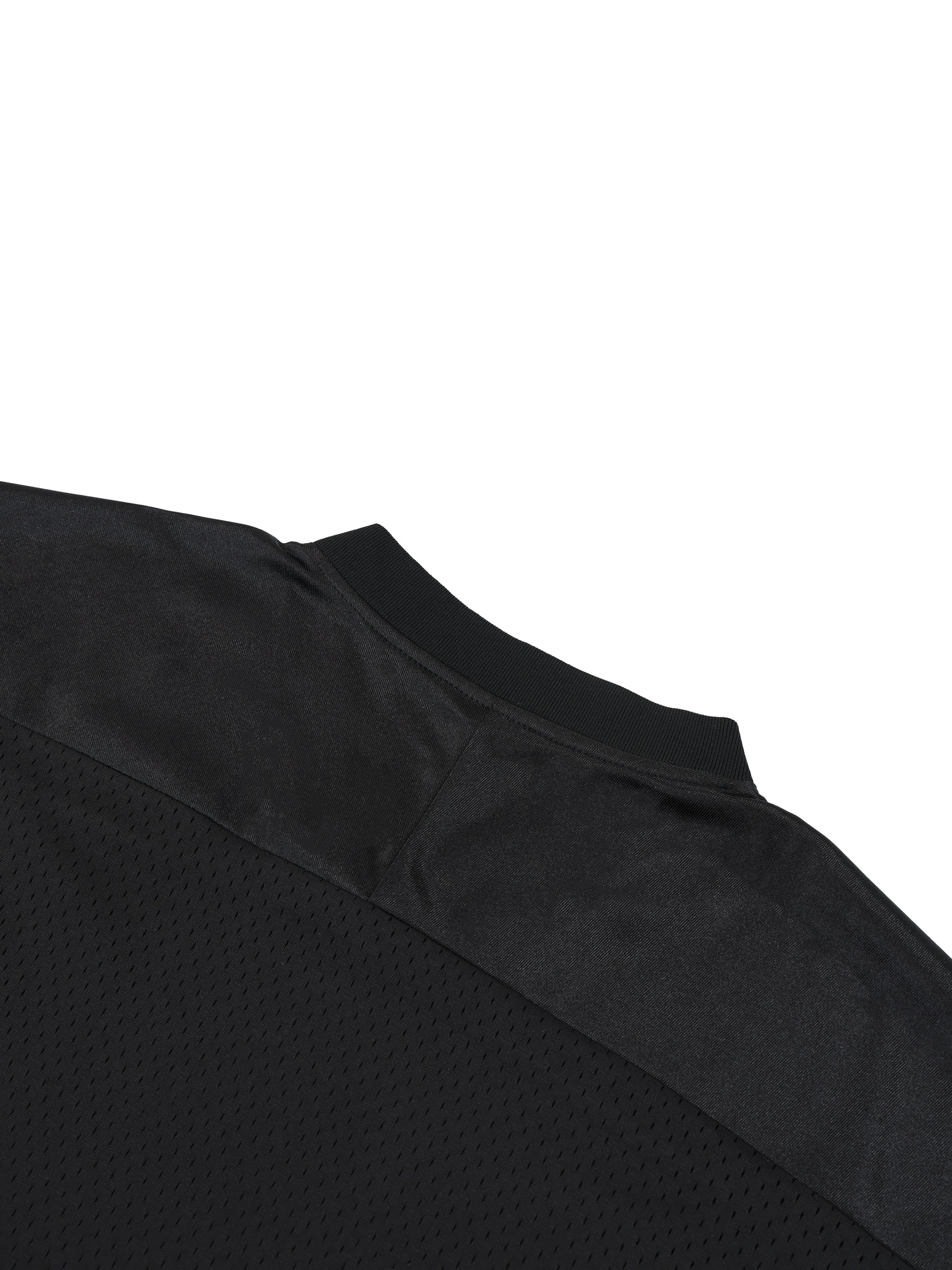 Oversized Mesh V-Neck Soccer Jersey