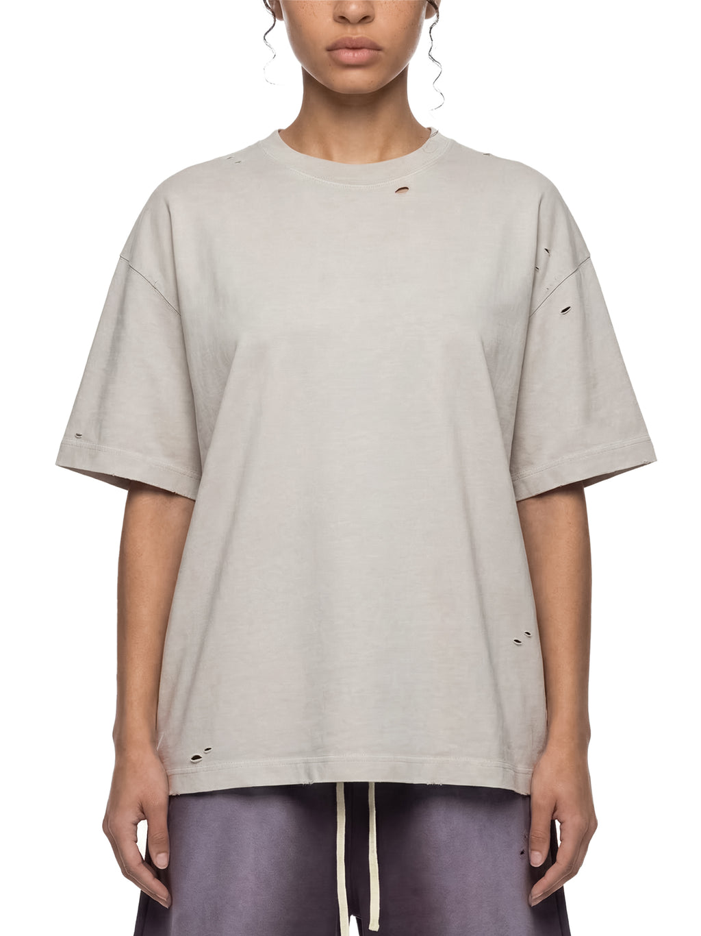 Vintage Washed Distressed Boxy Oversized T-Shirt