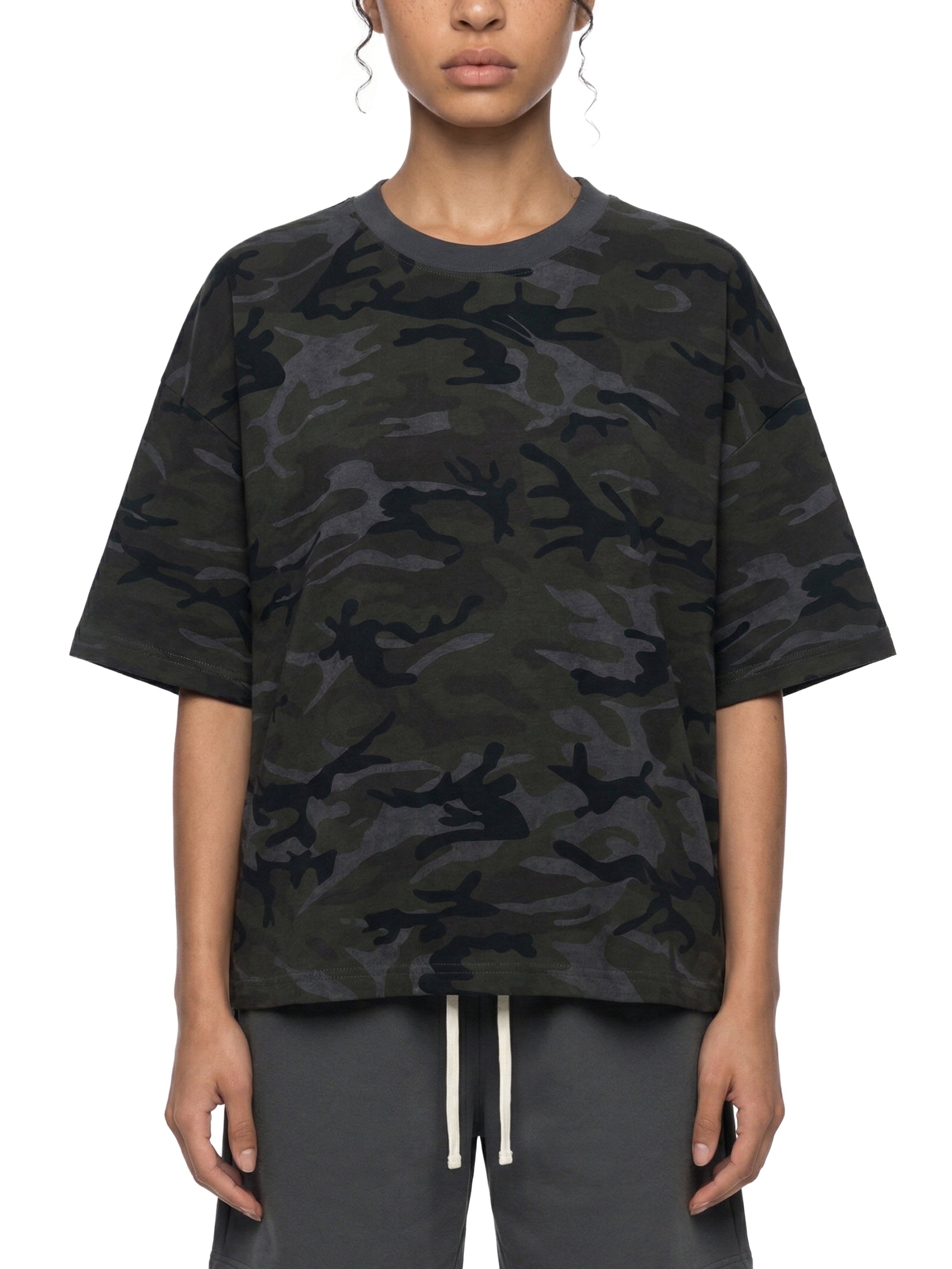 Unisex Camo Boxy T-Shirt