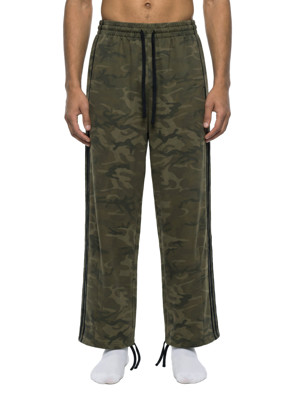 Unisex Camo Wide Leg Sweatpants