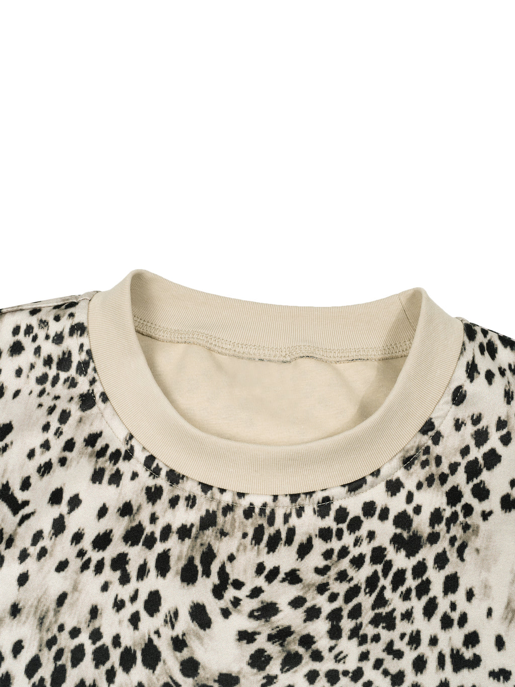 Unisex Leopard Print Boxy T-Shirt