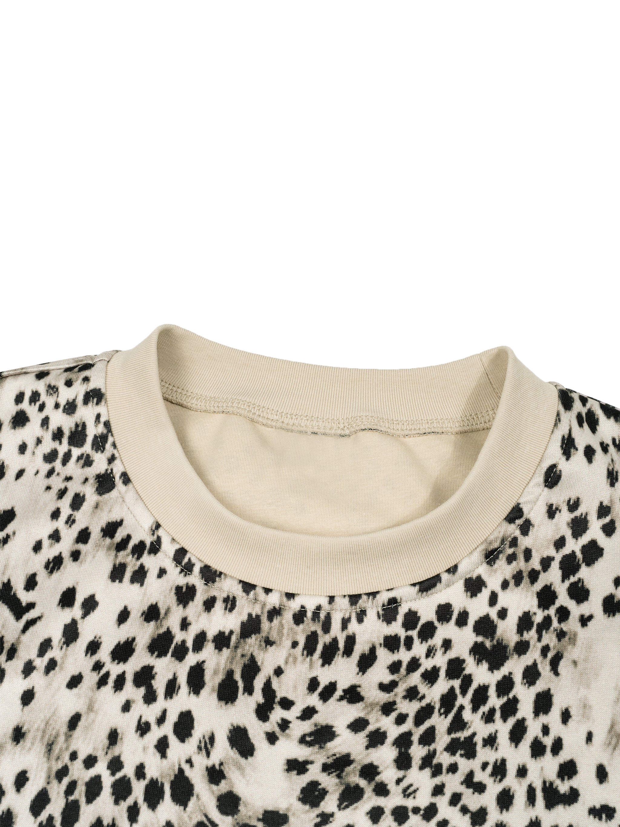 Unisex Leopard Print Boxy T-Shirt