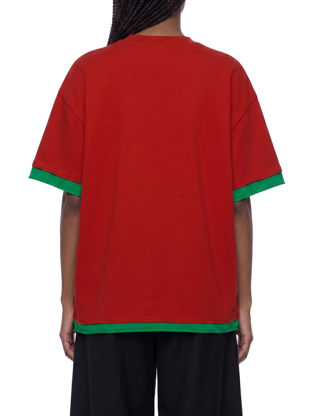 Unisex Boxy Color Block T-Shirt