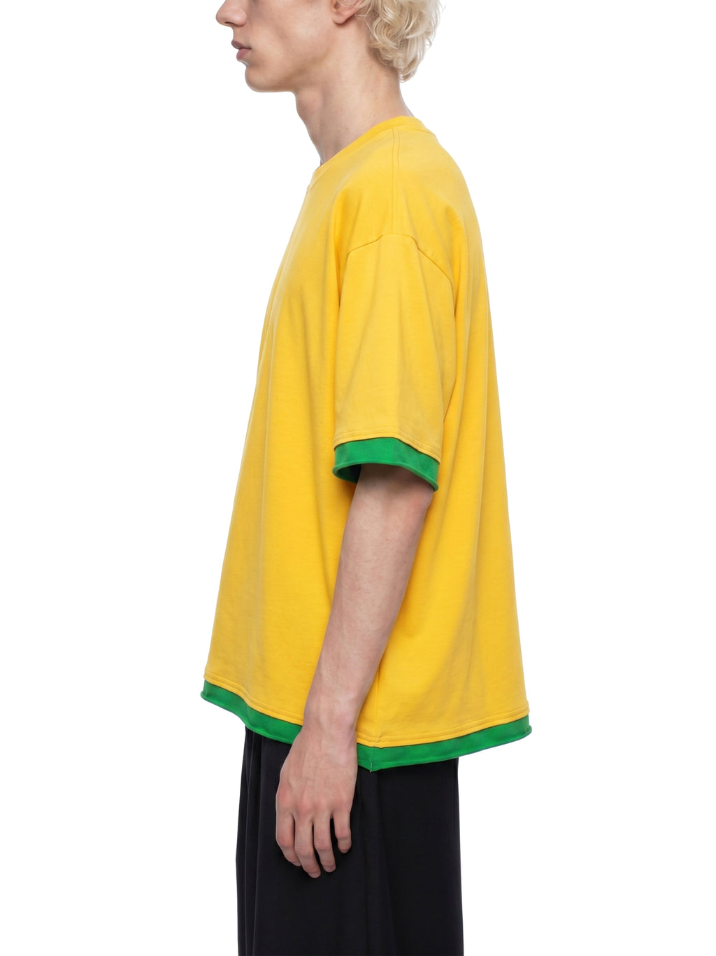 Unisex Boxy Color Block T-Shirt