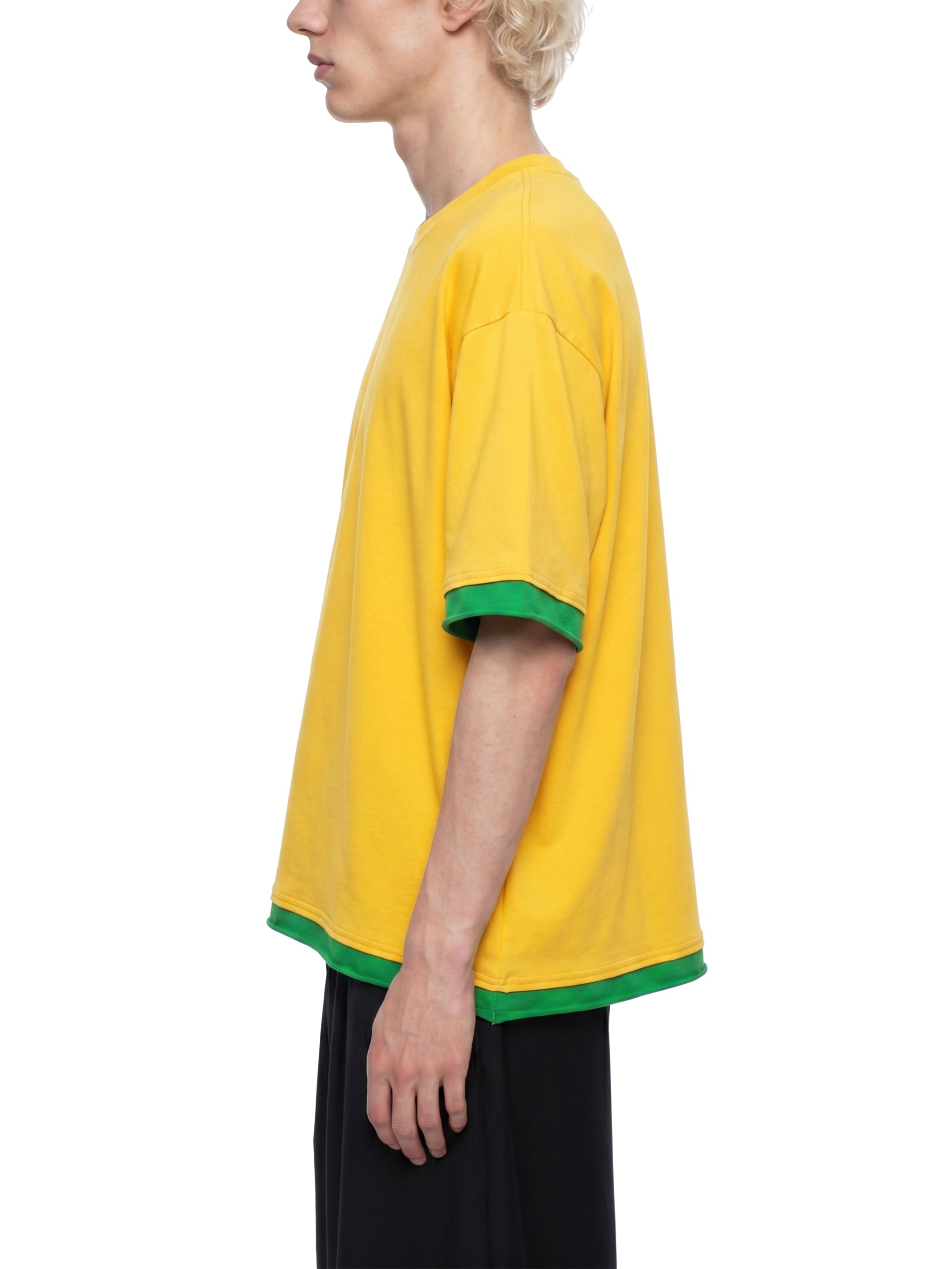 Unisex Boxy Color Block T-Shirt