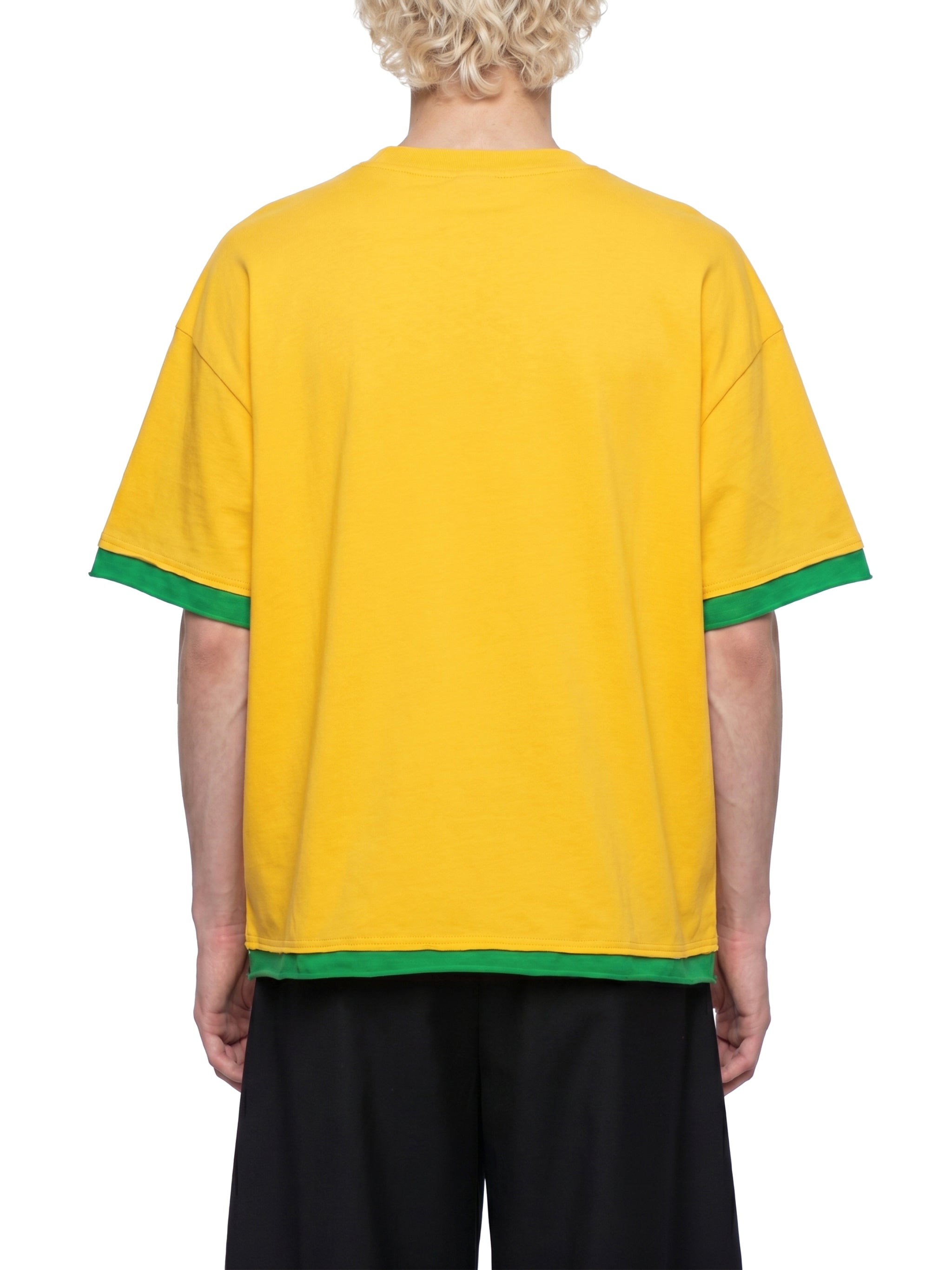 Unisex Boxy Color Block T-Shirt