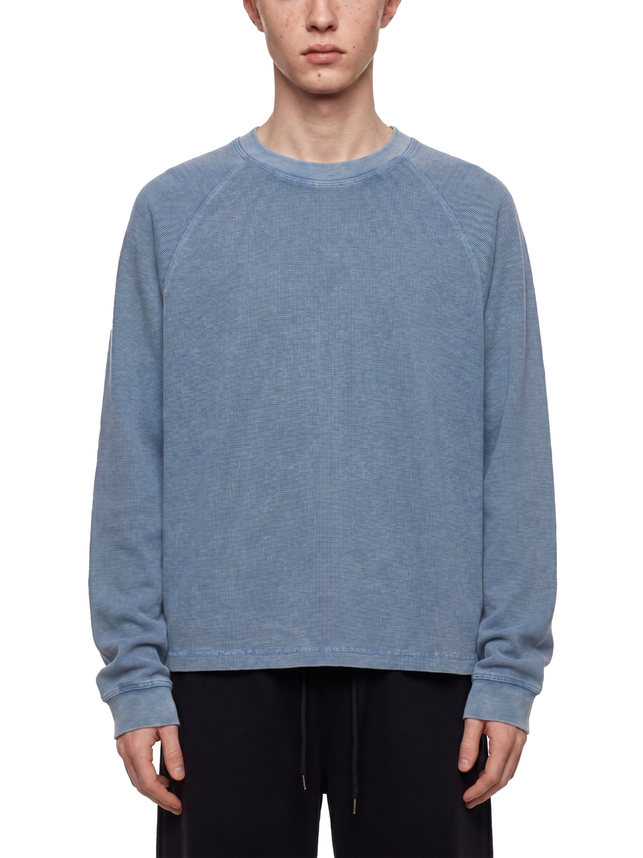 Unisex Vintage Wash Boxy  Waffle T-Shirt