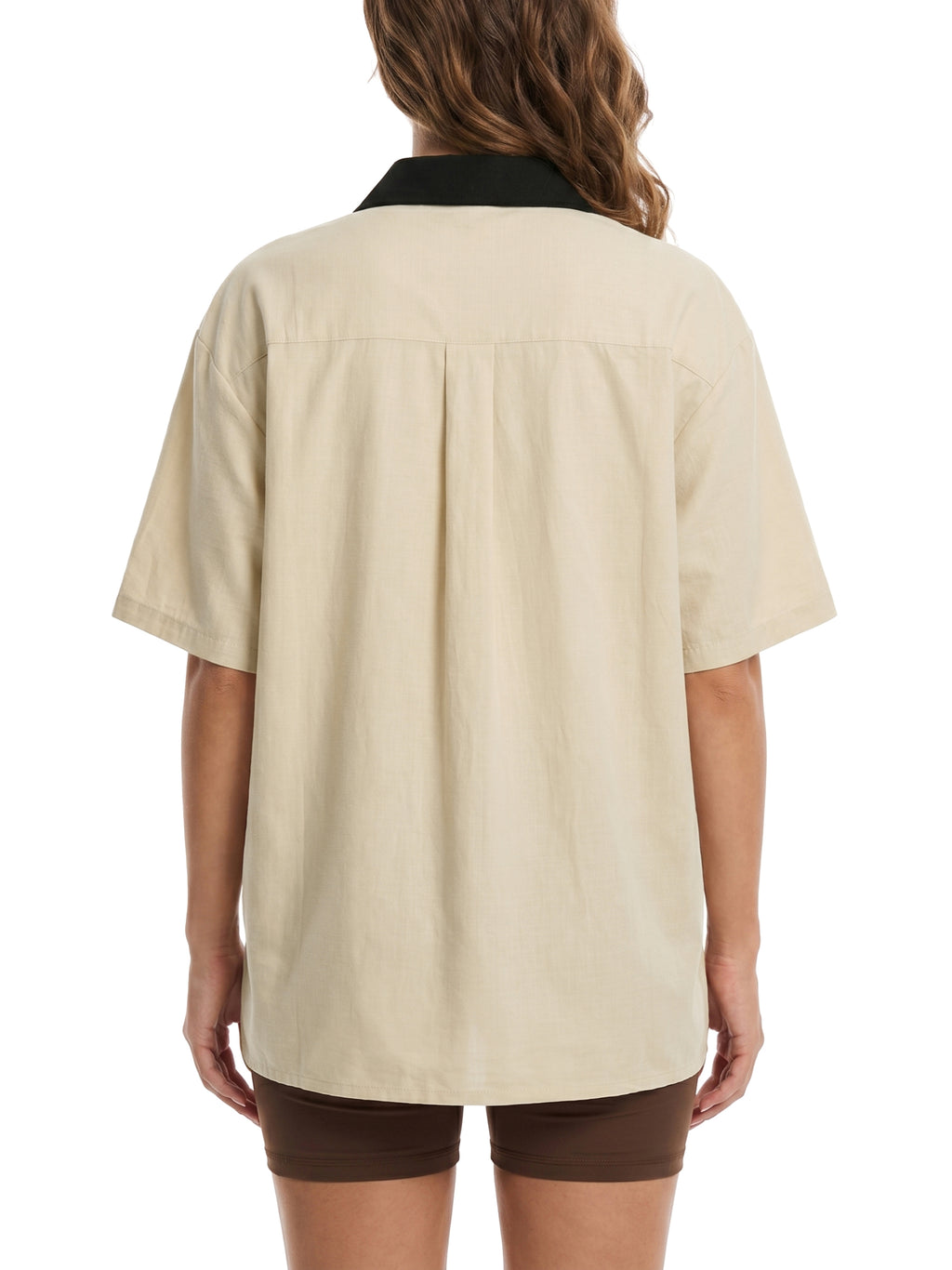Unisex Color Block Short Sleeve Shirt