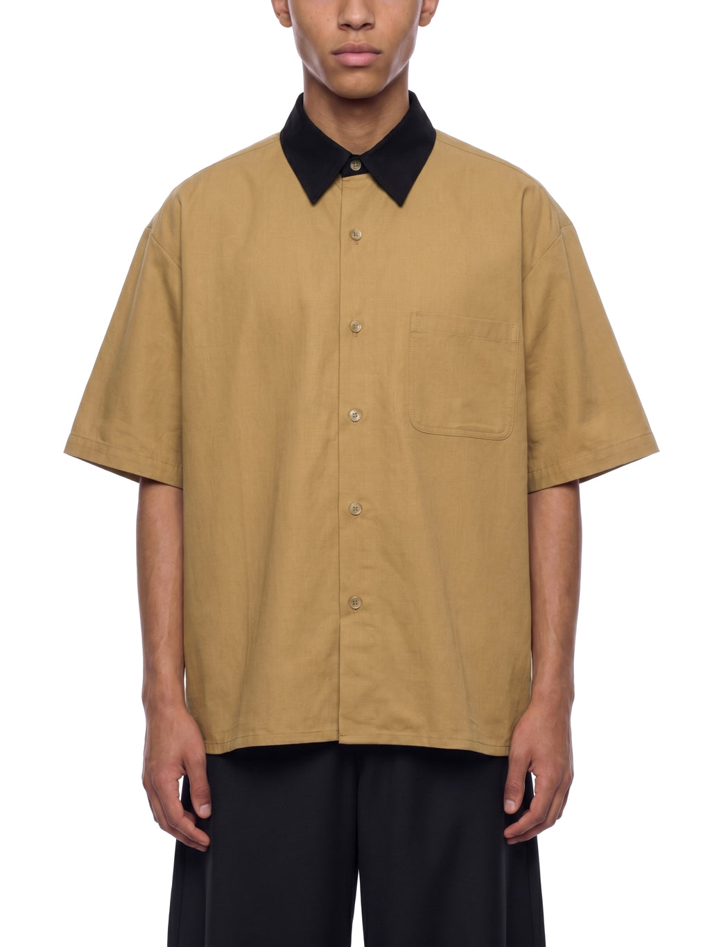 Unisex Color Block Short Sleeve Shirt