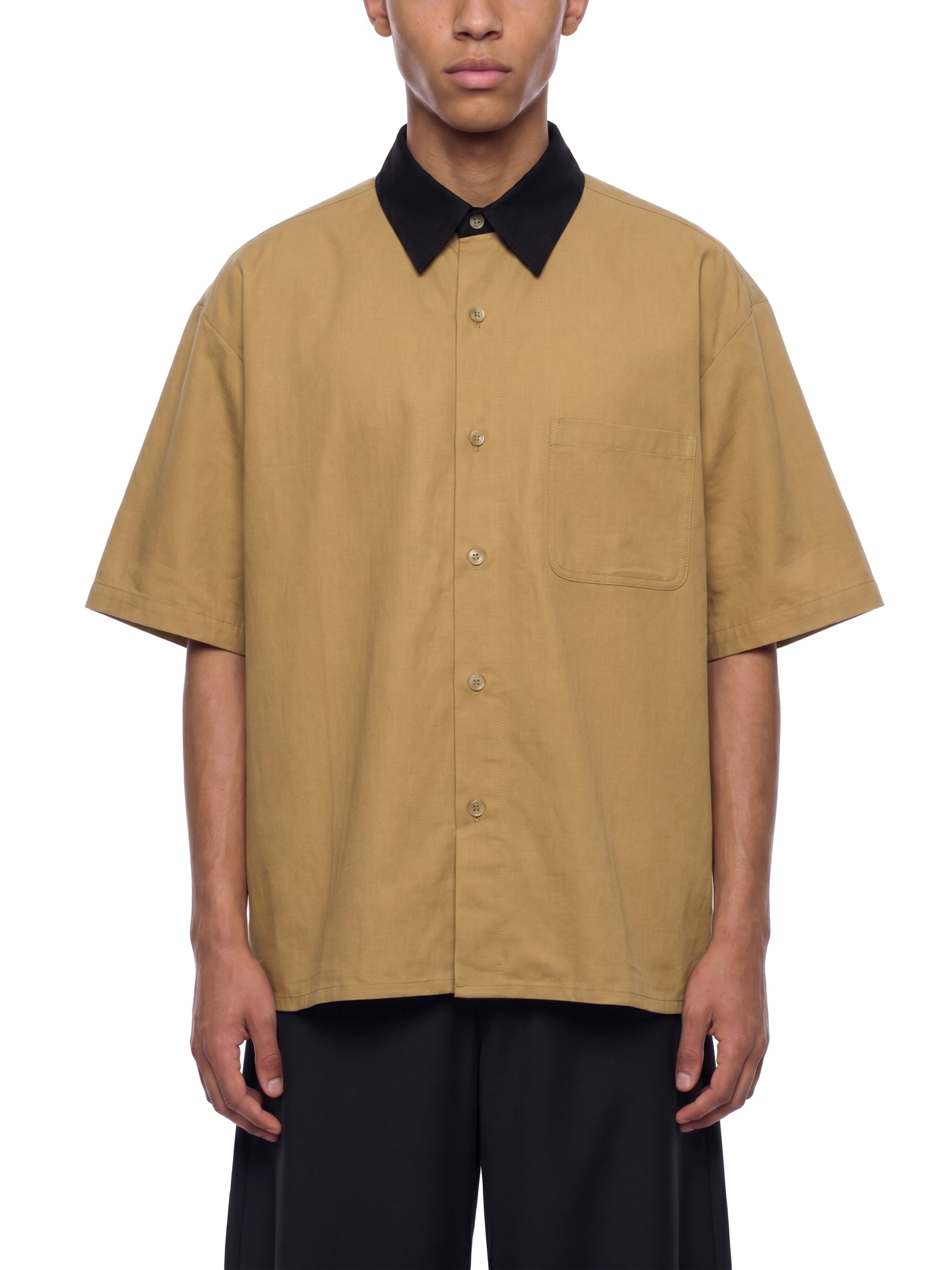 Unisex Color Block Short Sleeve Shirt