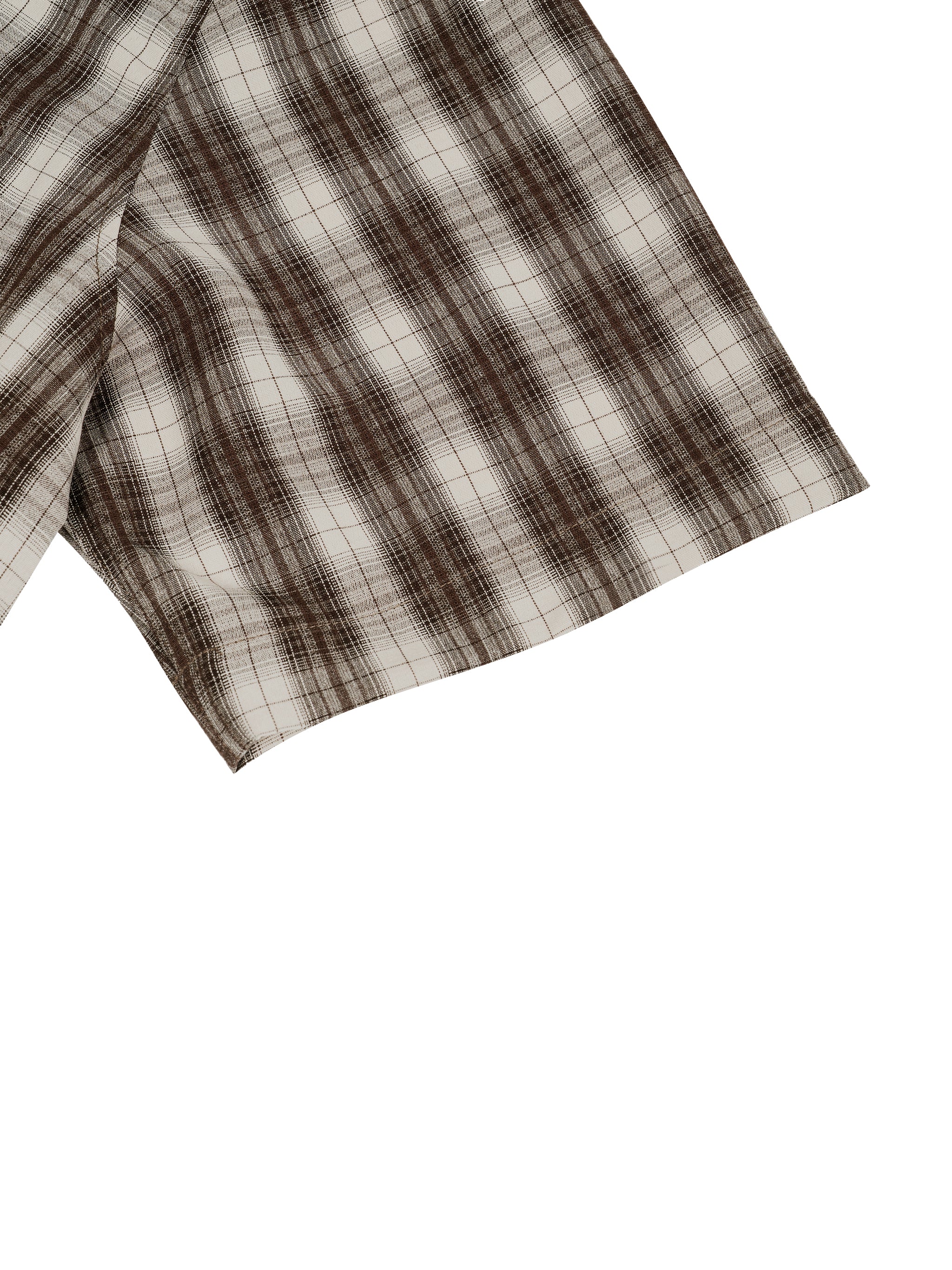 Unisex Boxy Plaid Short Sleeve Shirt