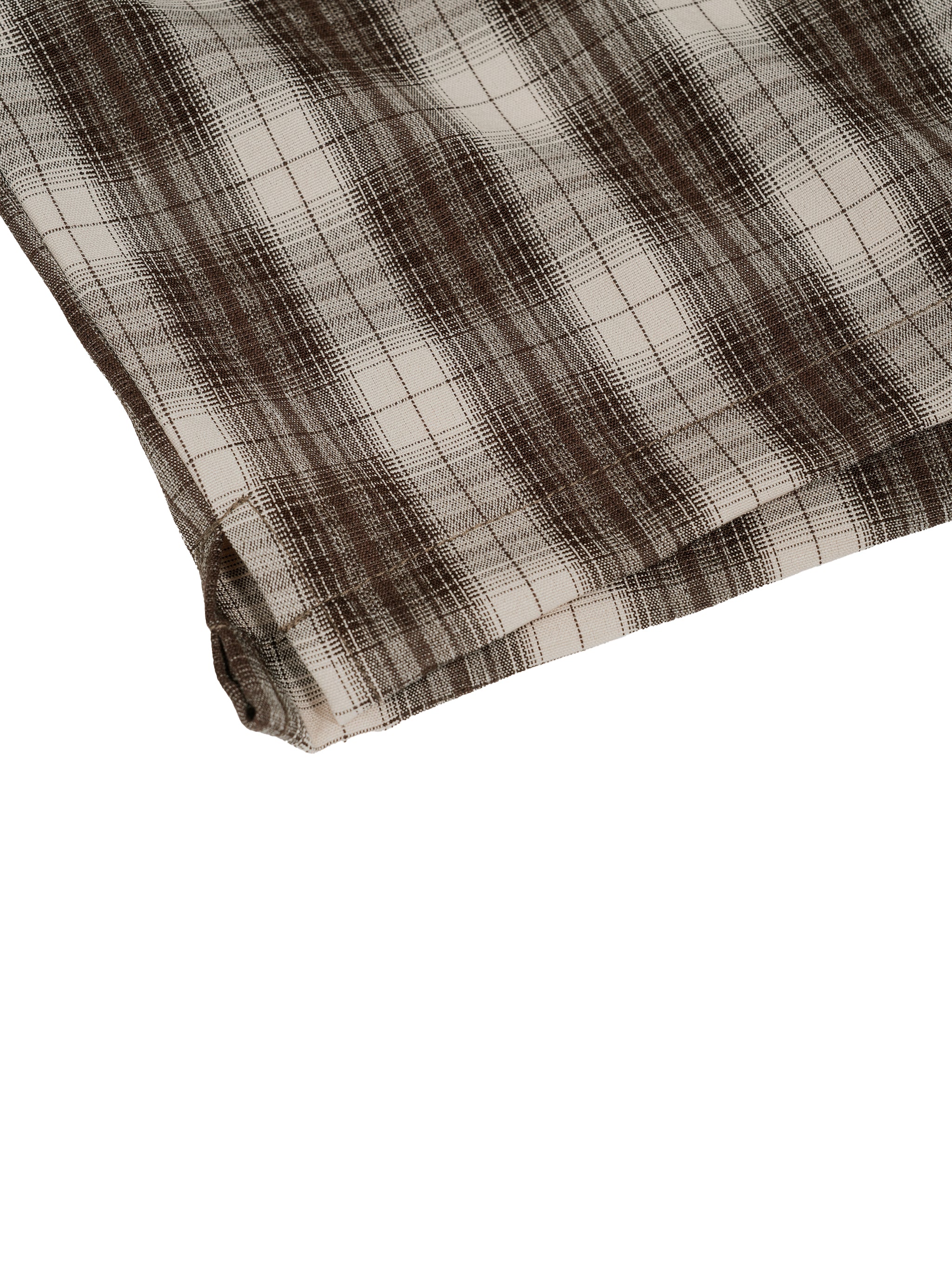 Unisex Boxy Plaid Short Sleeve Shirt