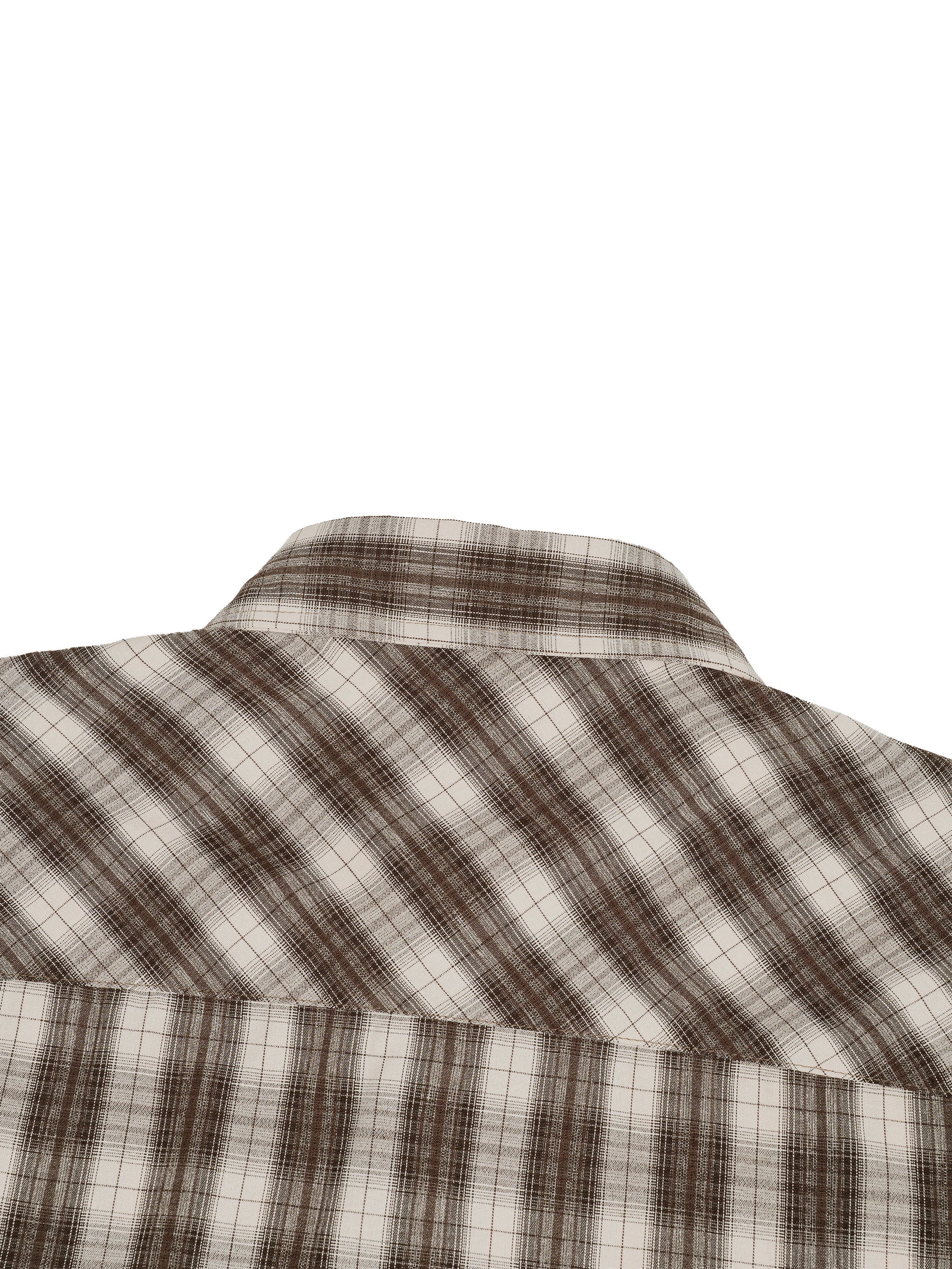 Unisex Boxy Plaid Short Sleeve Shirt