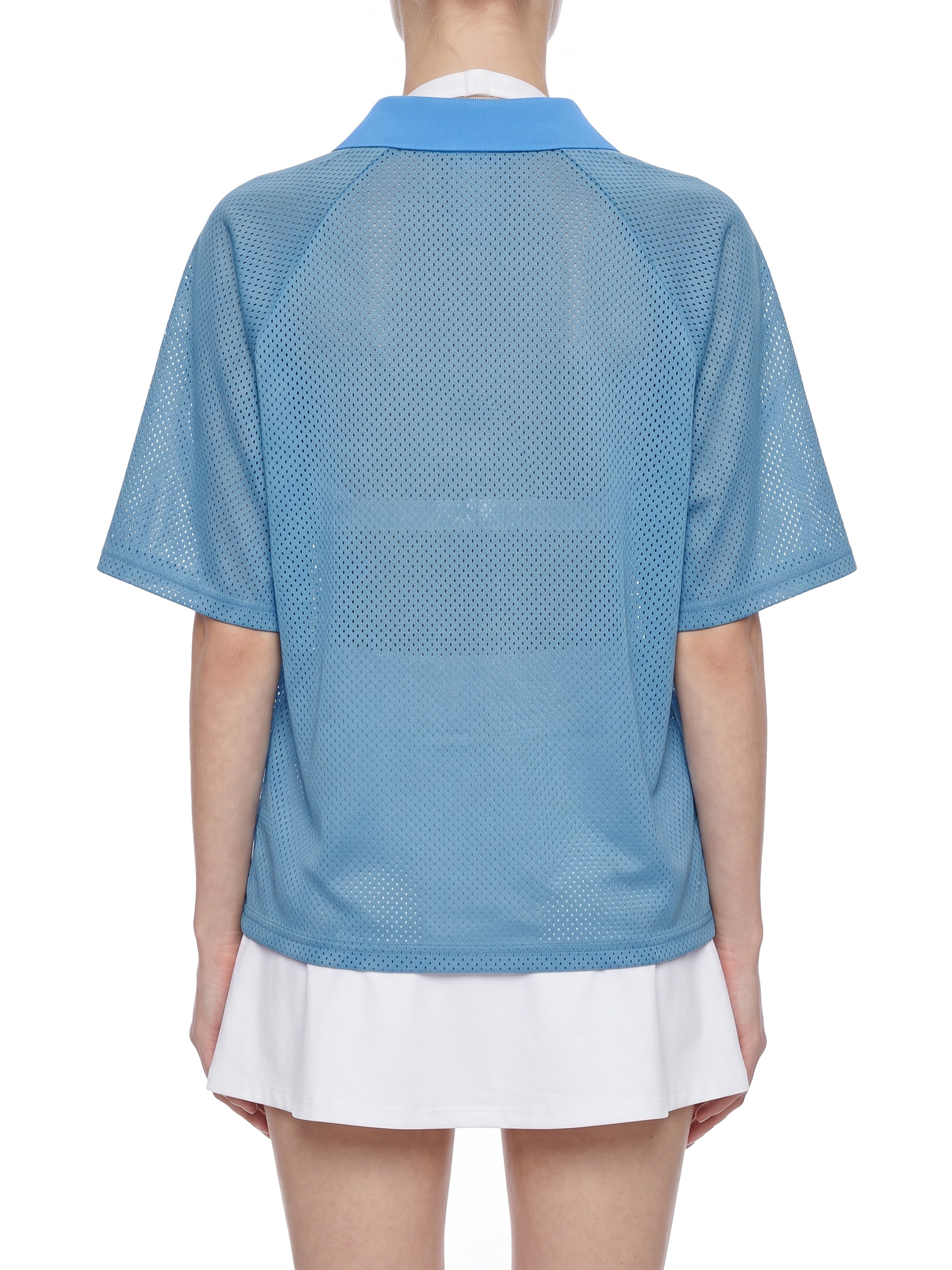 Unisex Striped Mesh Boxy Soccer Jersey
