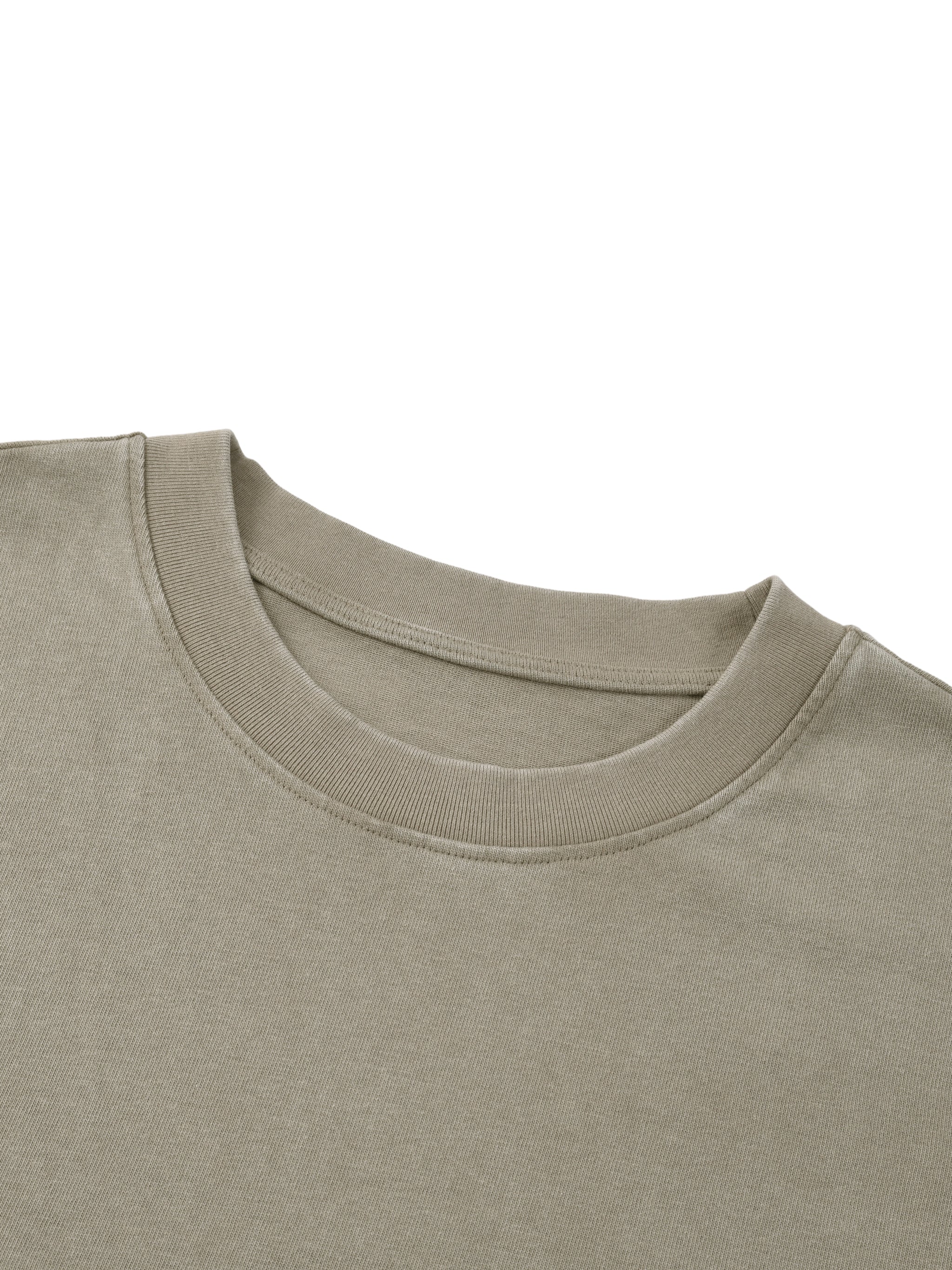 Unisex Mineral Wash Raw Hem Boxy T-Shirt