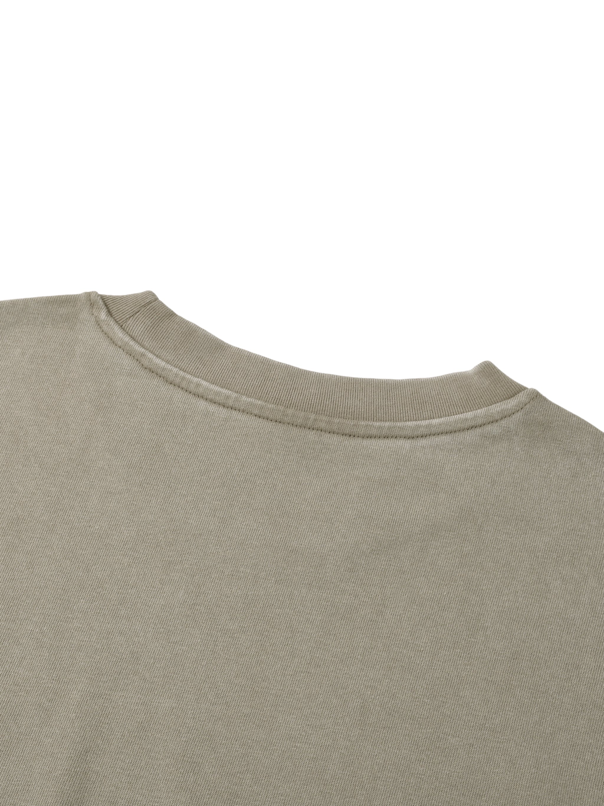 Unisex Mineral Wash Raw Hem Boxy T-Shirt