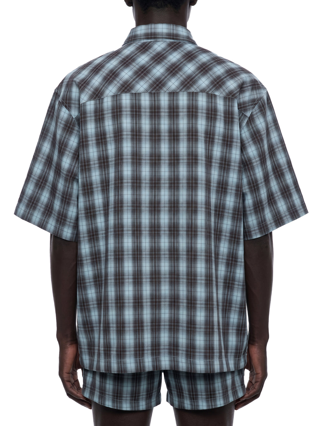 Unisex Boxy Plaid Short Sleeve Shirt