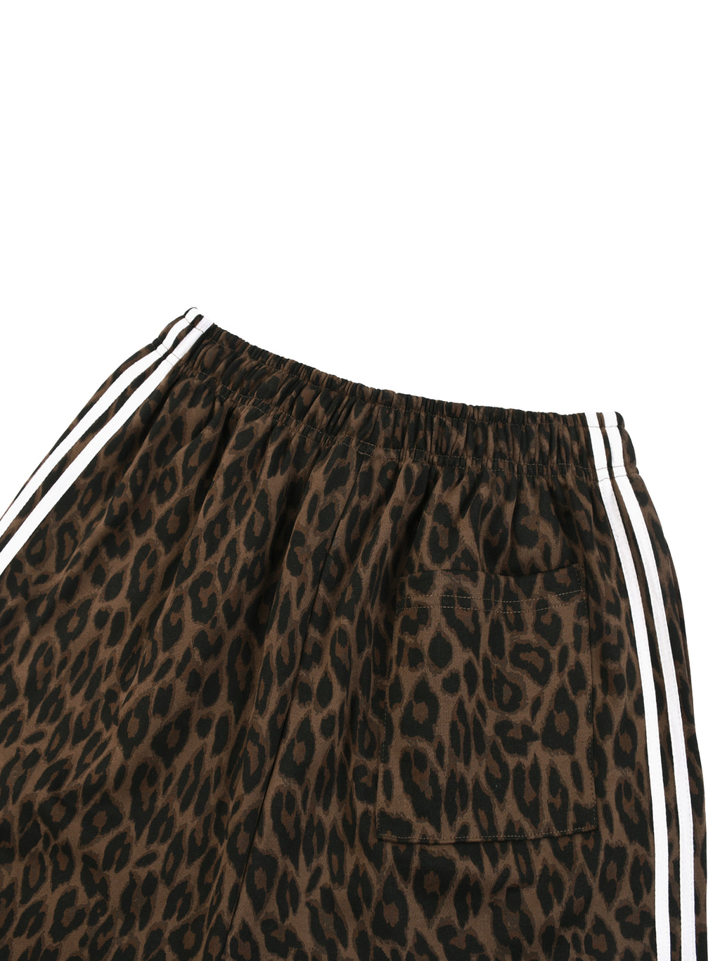 Unisex Heavyweight Leopard Drawstring Shorts