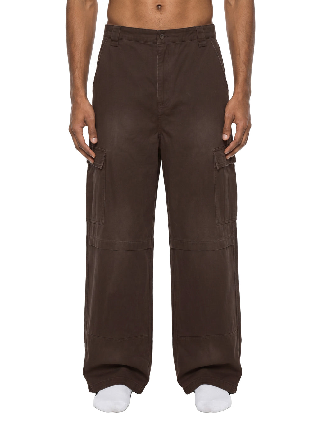 V Sunfade Washed Fleece Cargo Pants
