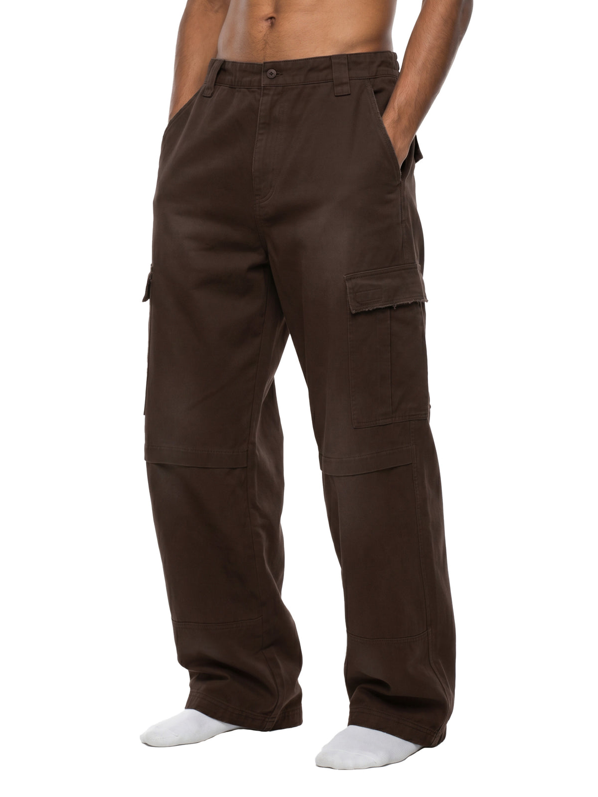 V Sunfade Washed Fleece Cargo Pants