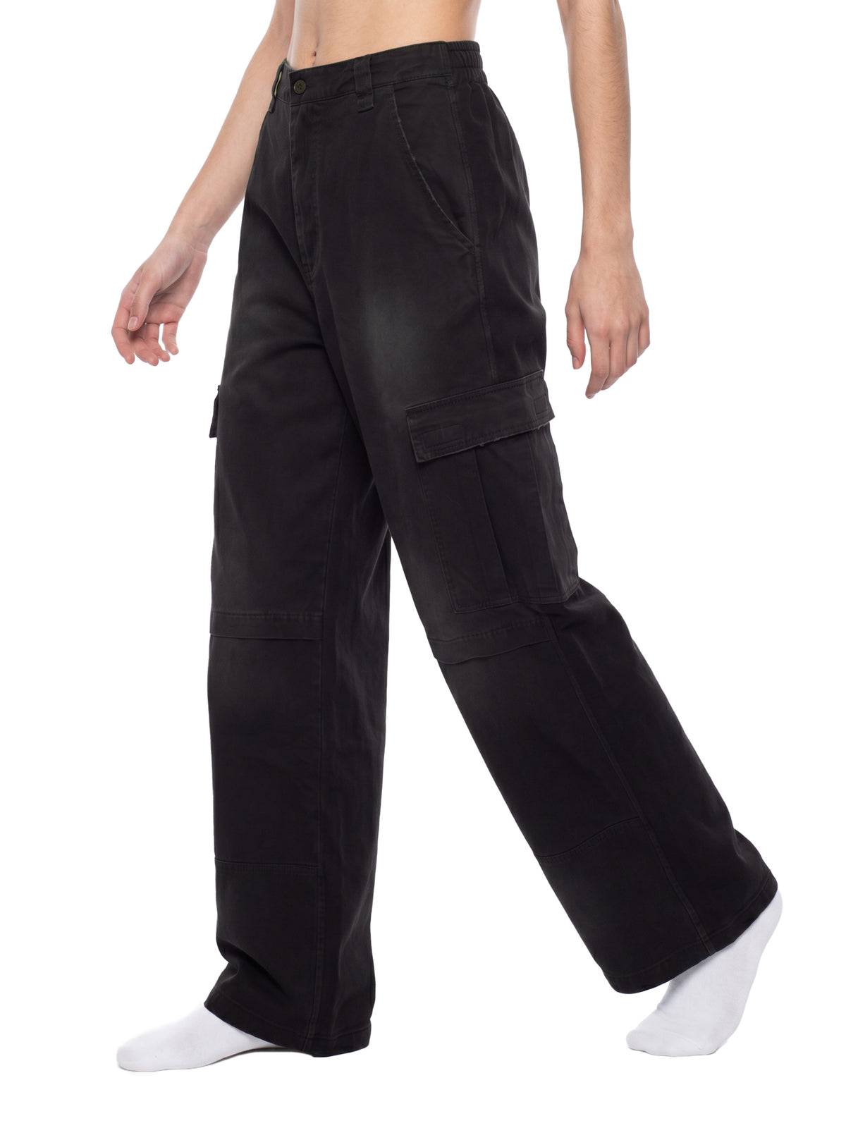 V Sunfade Washed Fleece Cargo Pants