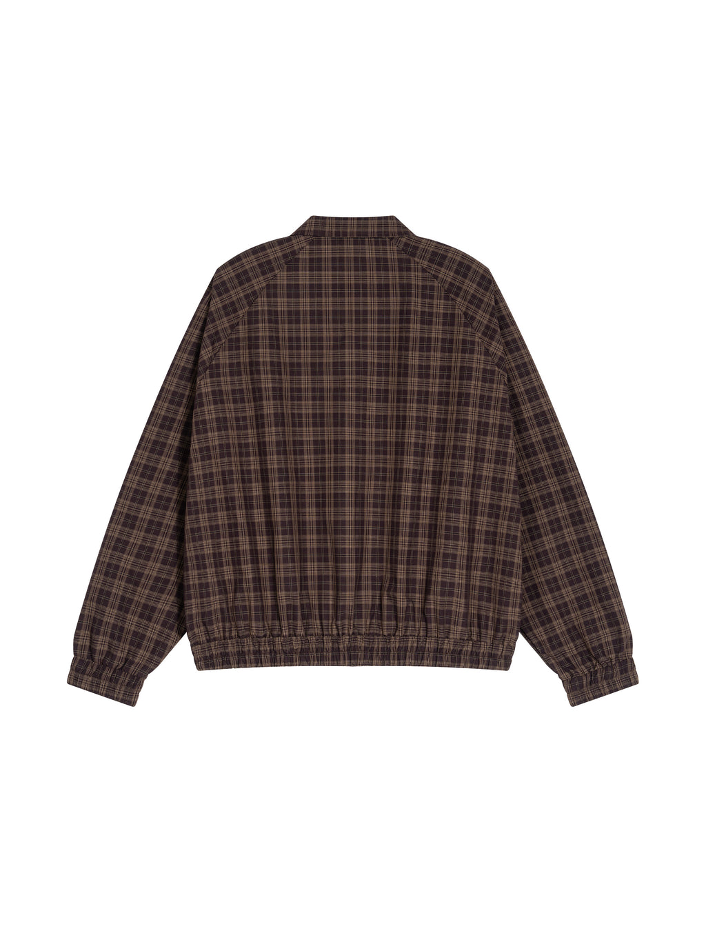 Unisex Plaid Full-Zip Track Jacket
