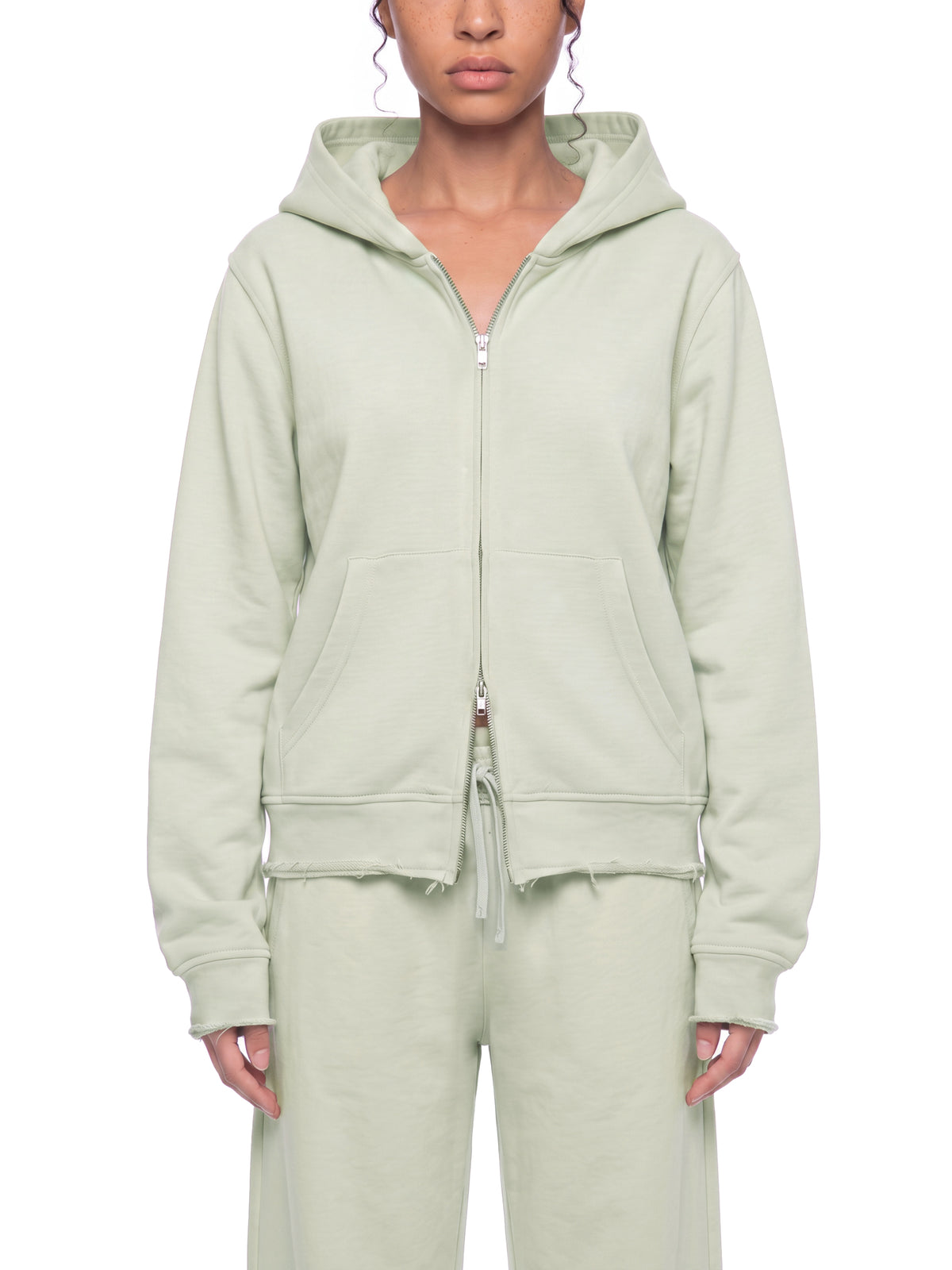 Women’s Raw Edge Full Zip Hoodie