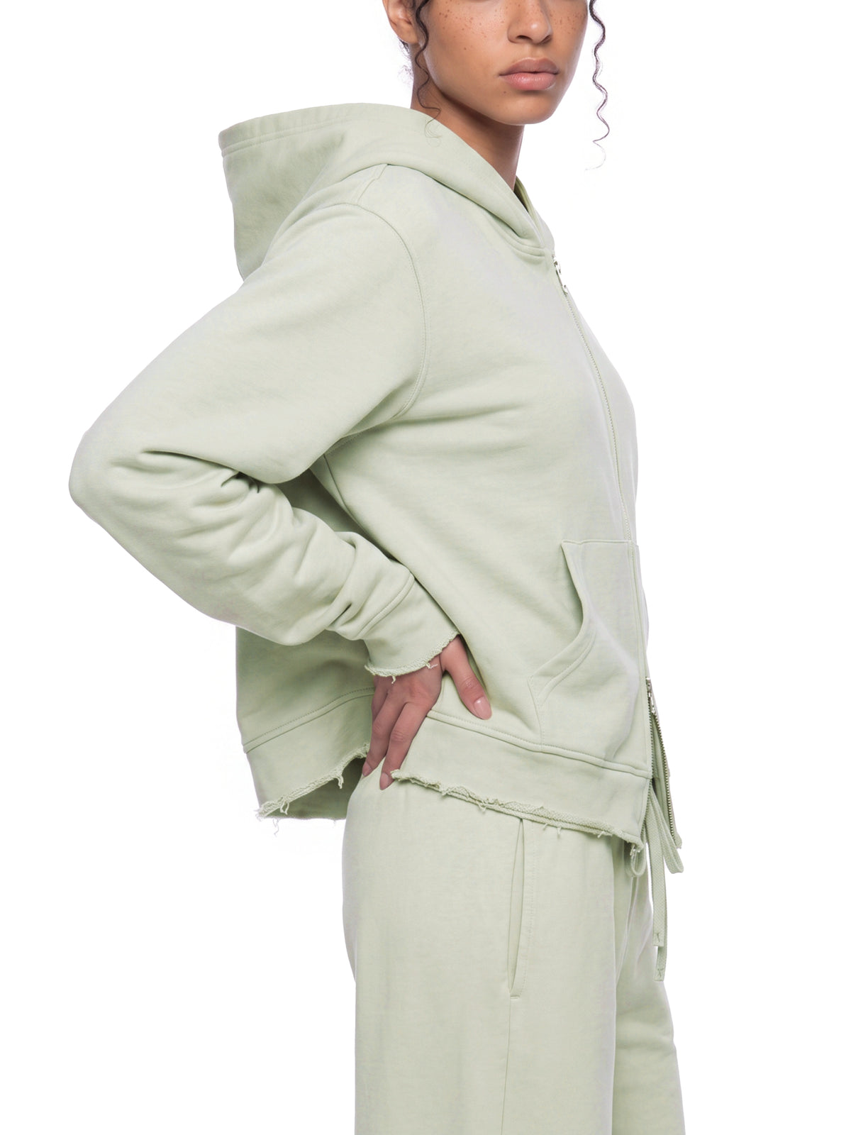 Women’s Raw Edge Full Zip Hoodie