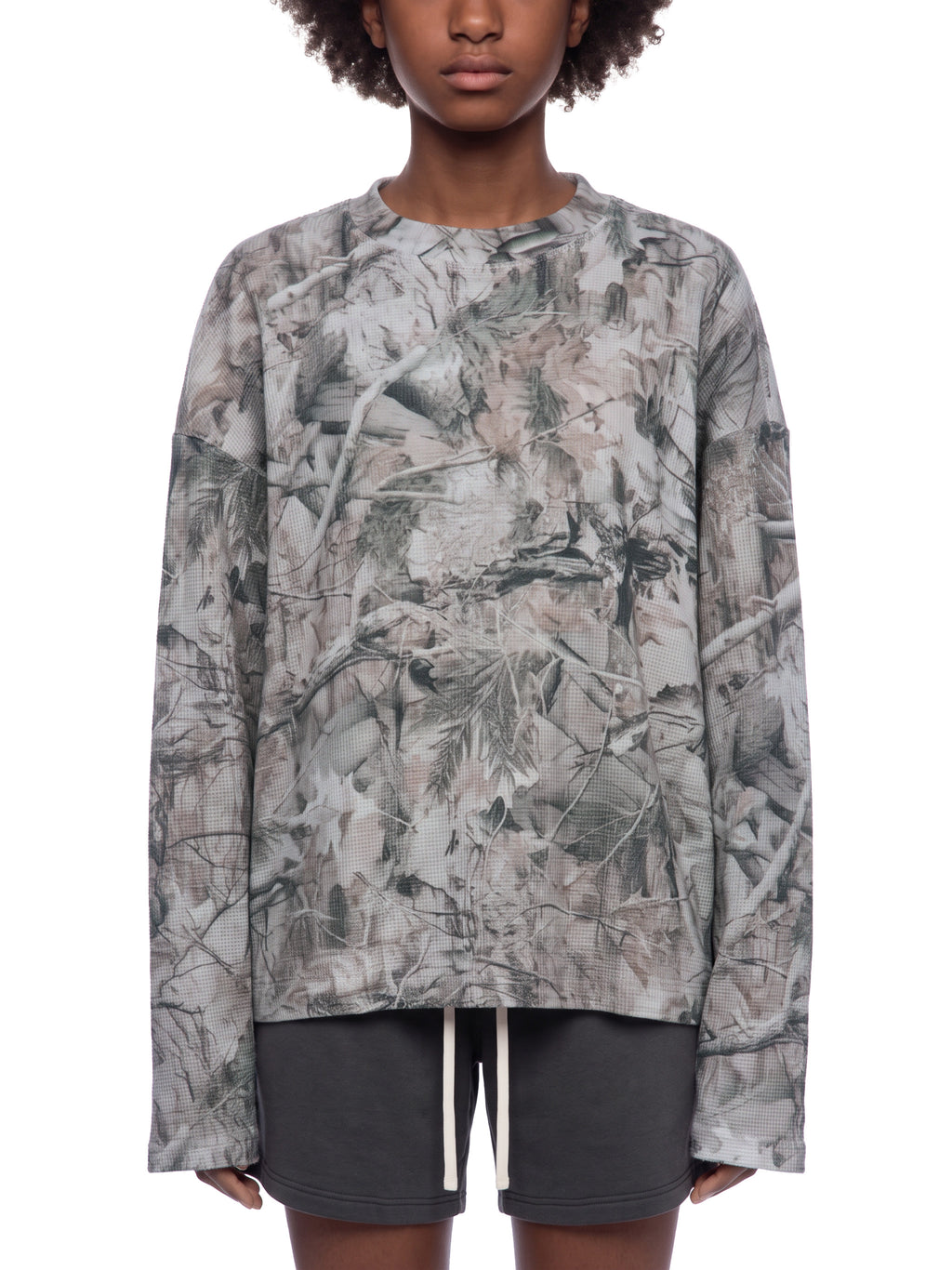 V Tree Camo Waffle T-Shirt