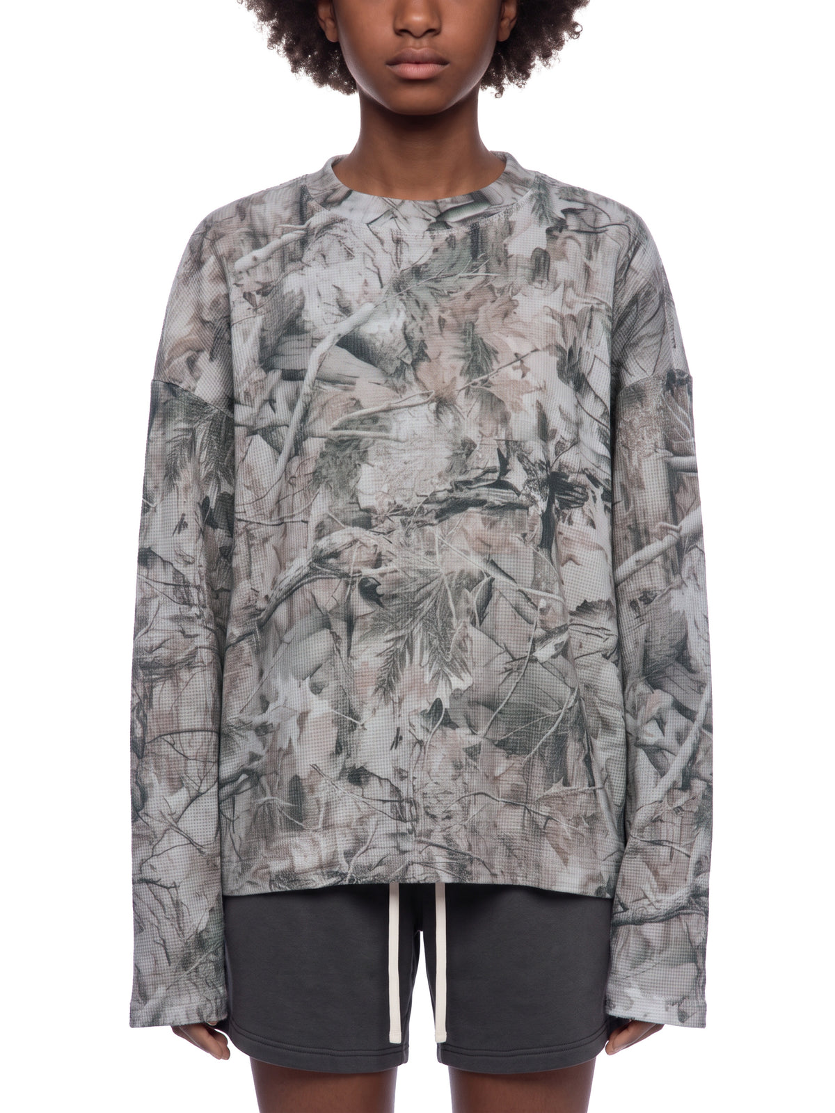V Tree Camo Waffle T-Shirt