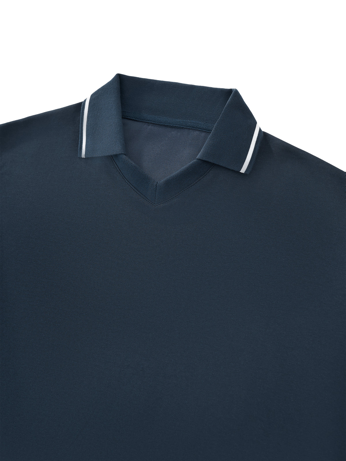 V Boxy Collared Detachable Sweatshirt