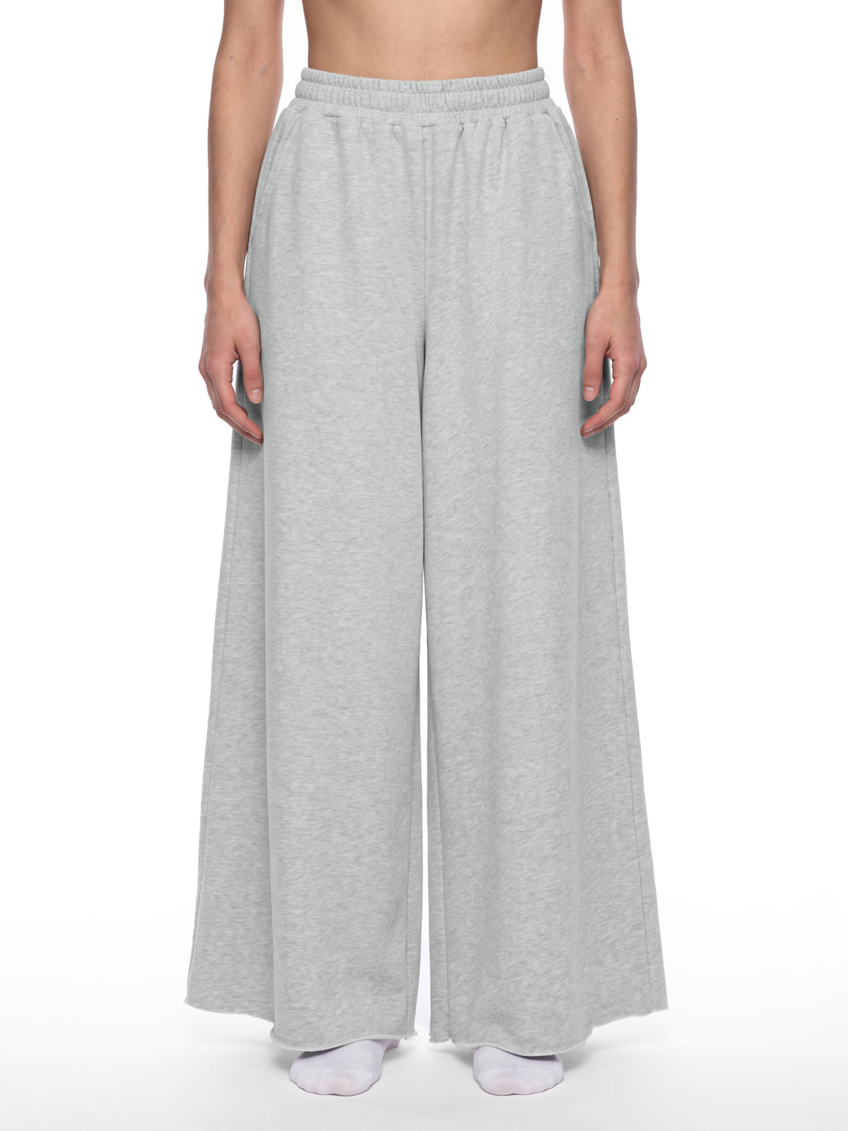 Women's Raw Edge Wide Leg Sweatpants