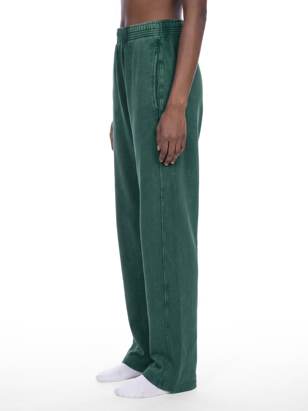 V Mineral Wash Straight Sweatpants