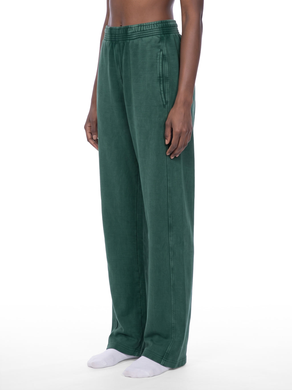 V Mineral Wash Straight Sweatpants