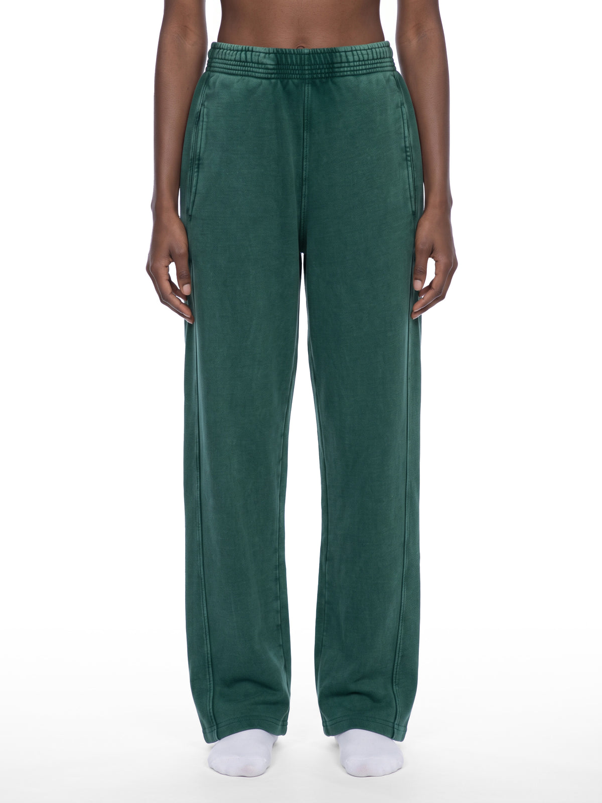 V Mineral Wash Straight Sweatpants