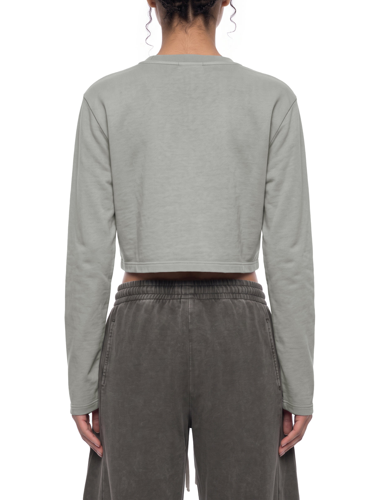 Women's Mineral Wash Crop Sweatshirt