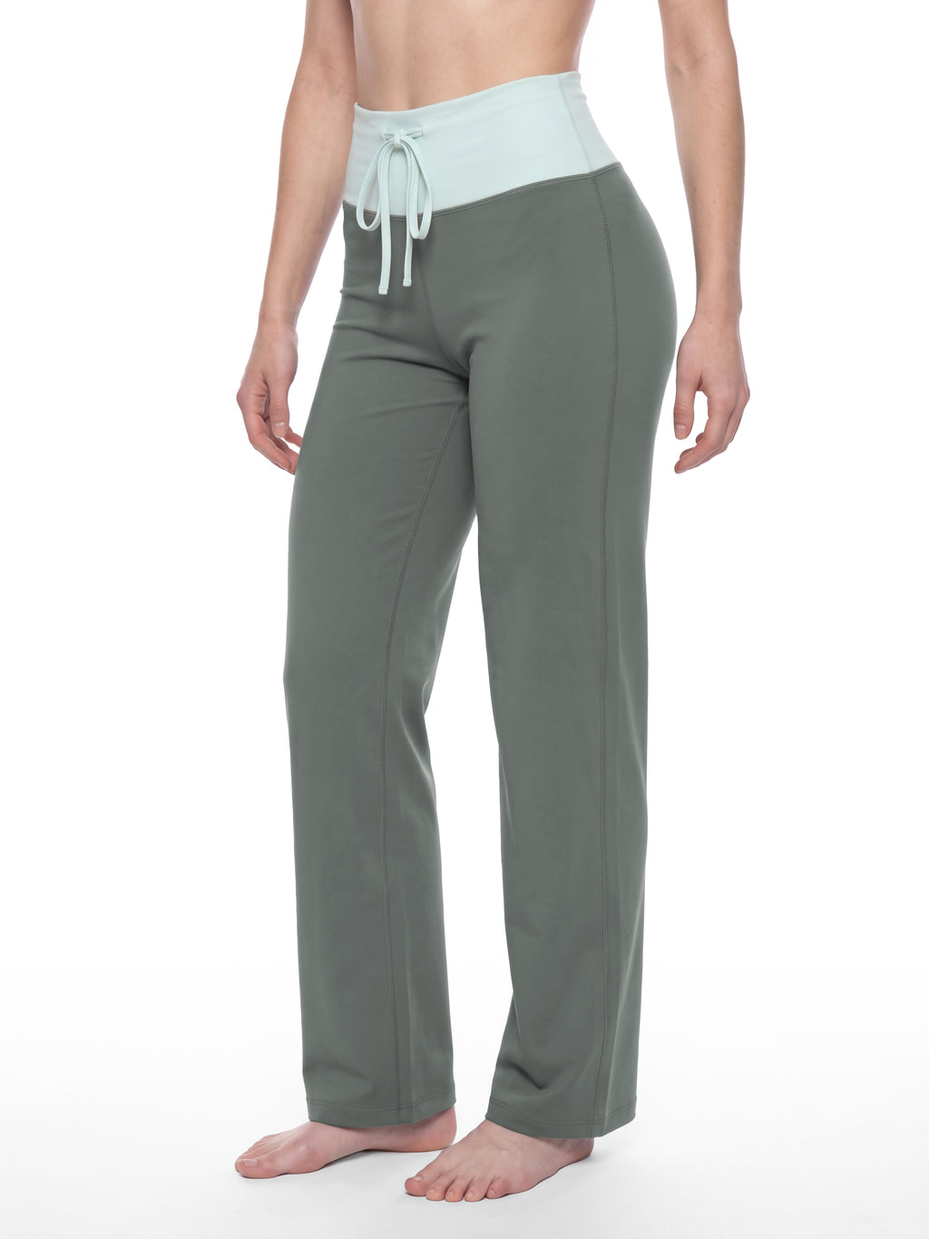 Women's Color Block Yoga Flare Leggings
