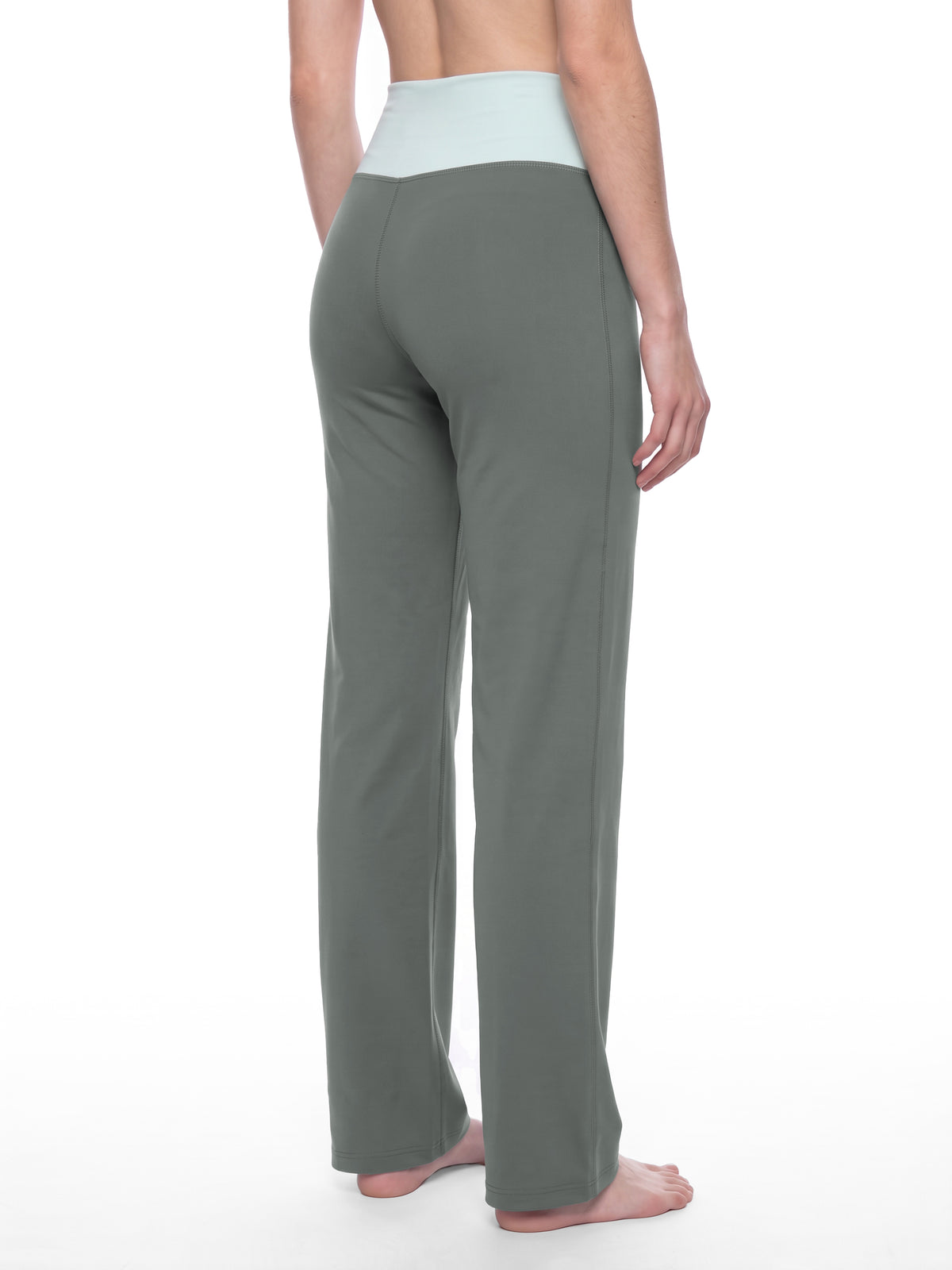 Women's Color Block Yoga Flare Leggings